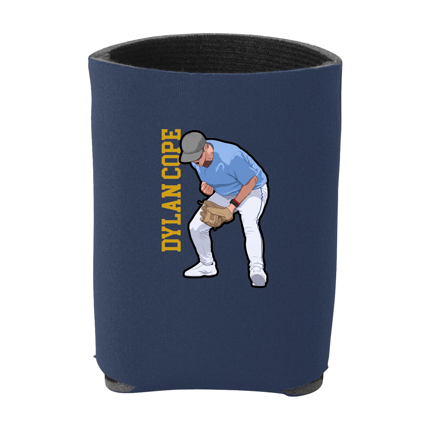 Can Holder — Name Vertical in Navy