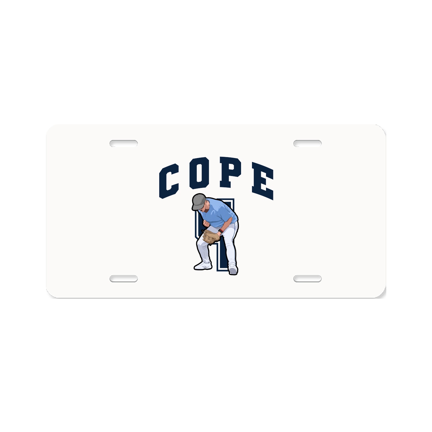 License Plate — Number in Classic