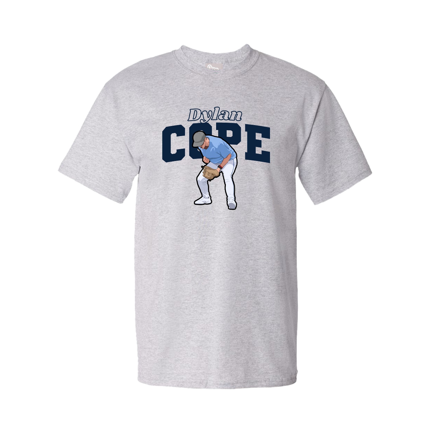 Tee — Name Arch in Grey