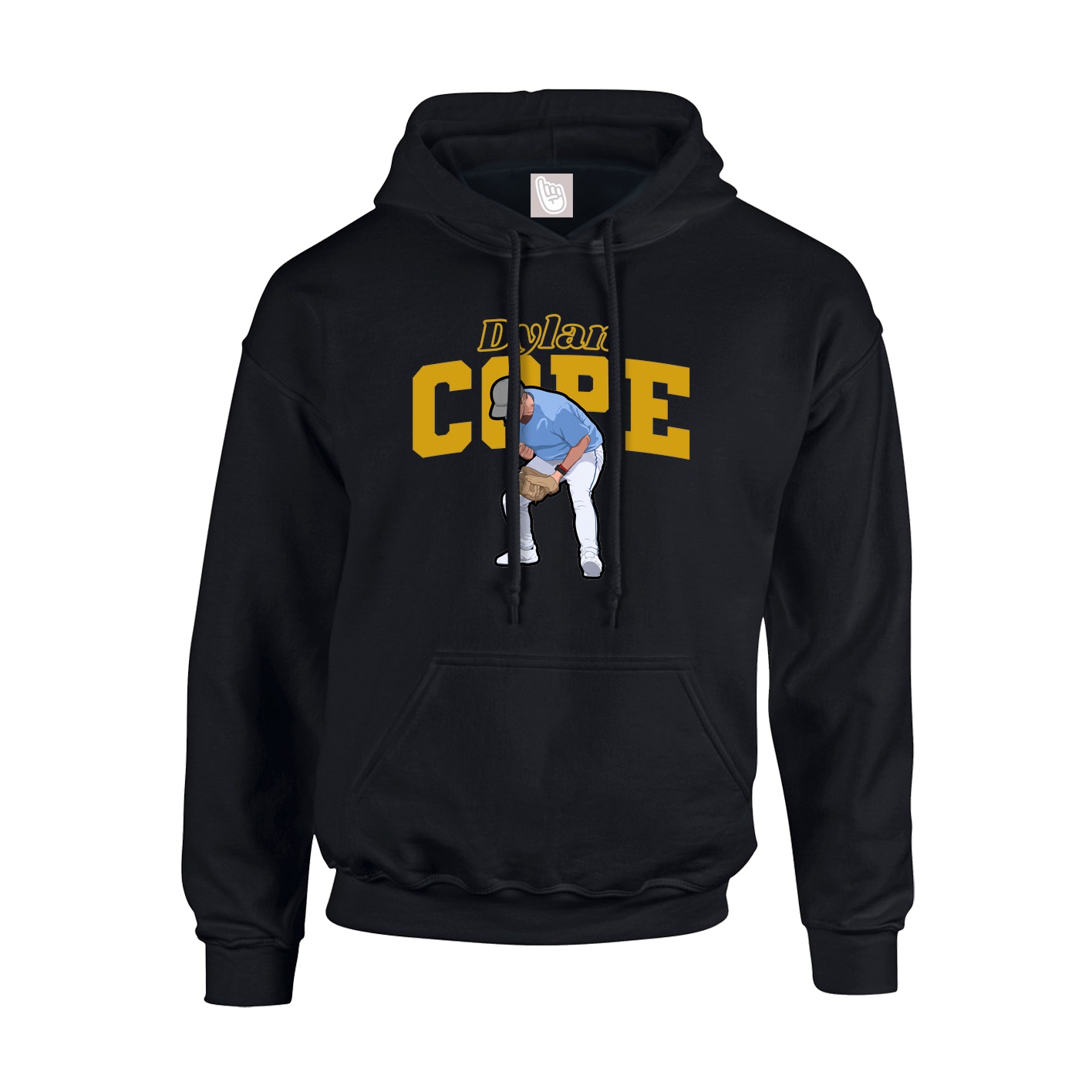 Hoodie — Name Arch in Black