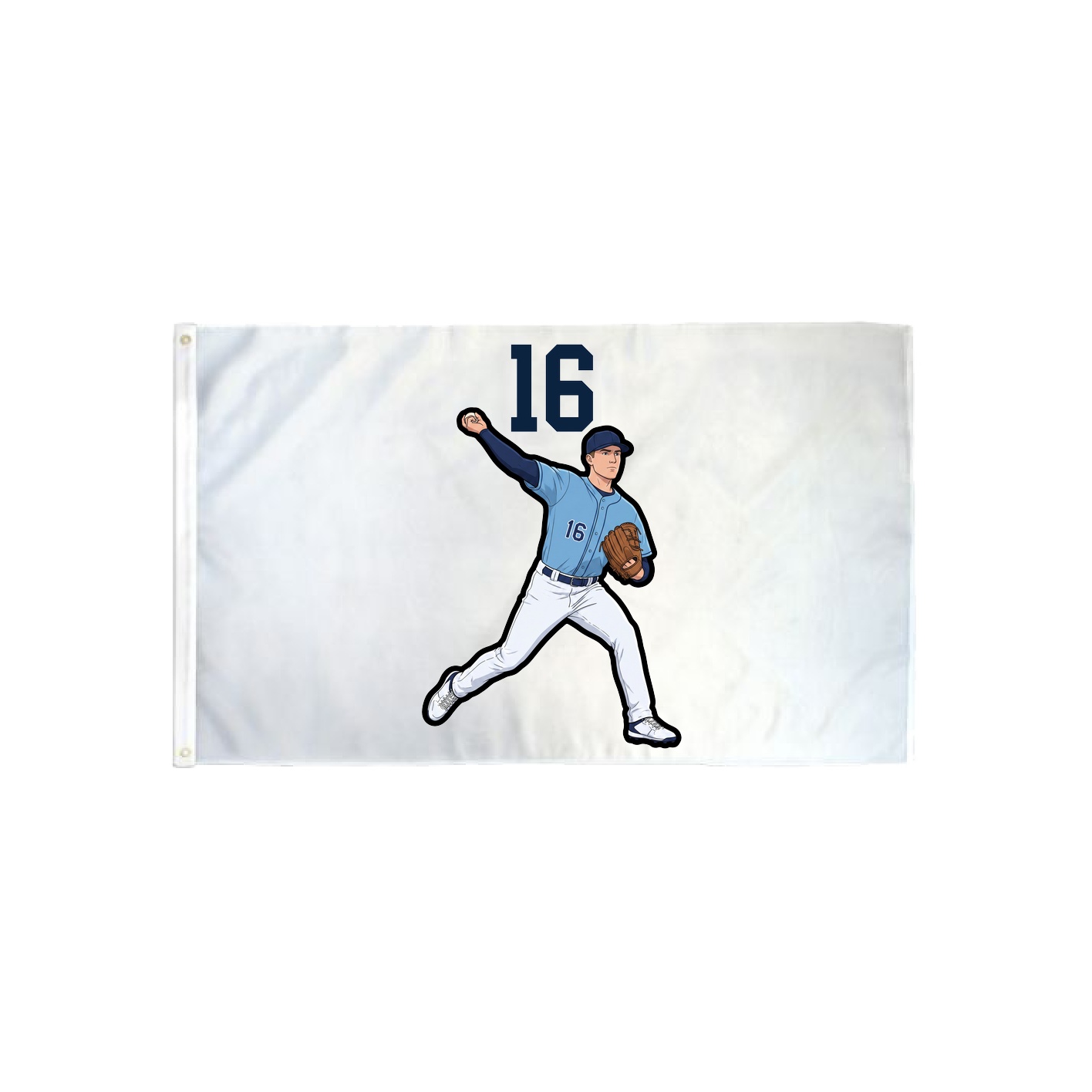 3x5 Flag — Number Top in Classic
