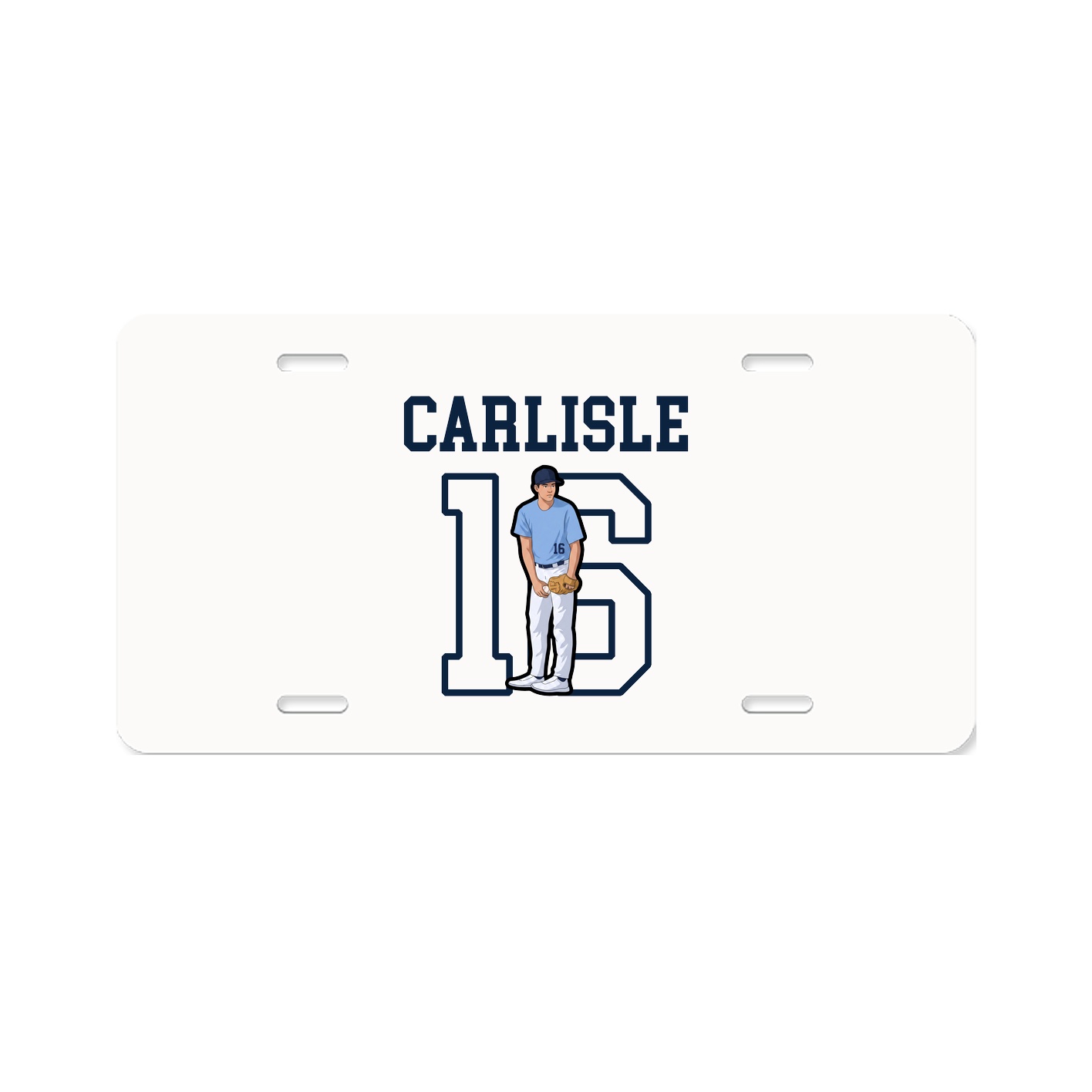License Plate — Shirsey in Classic