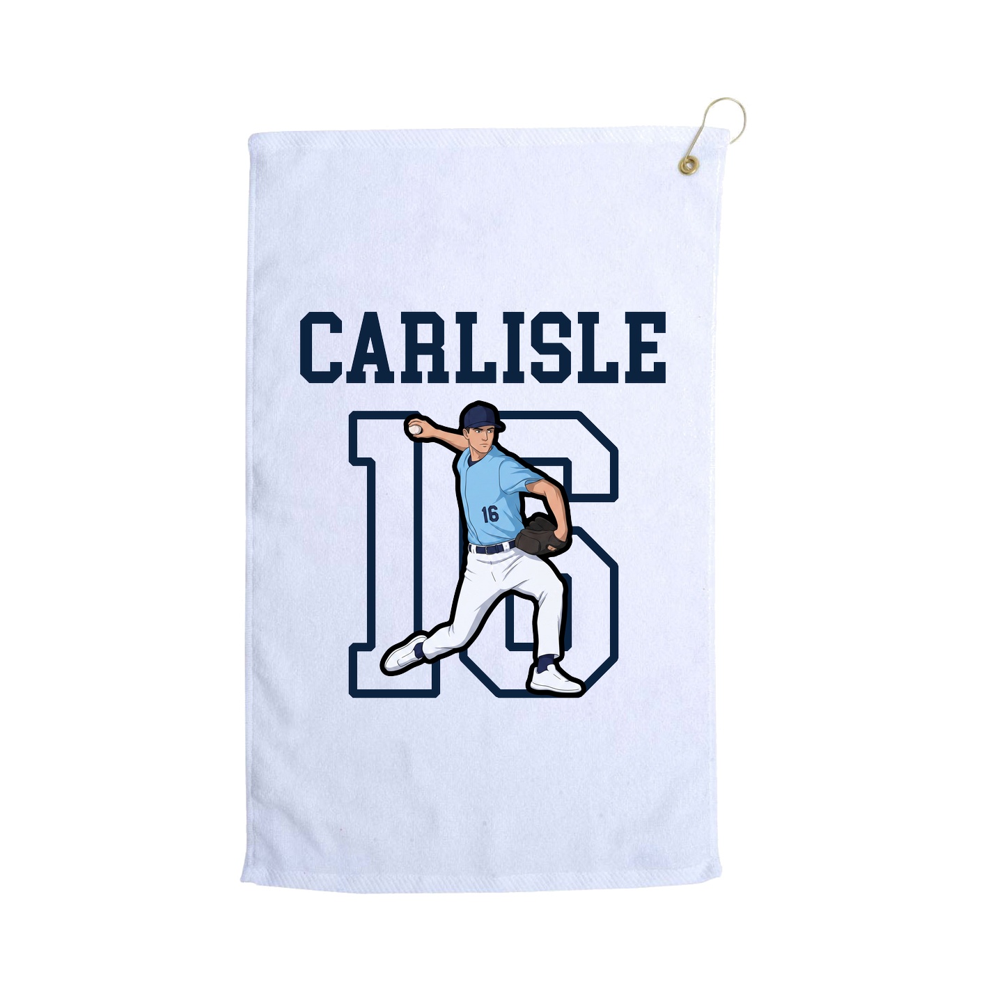Golf Towel — Shirsey in White