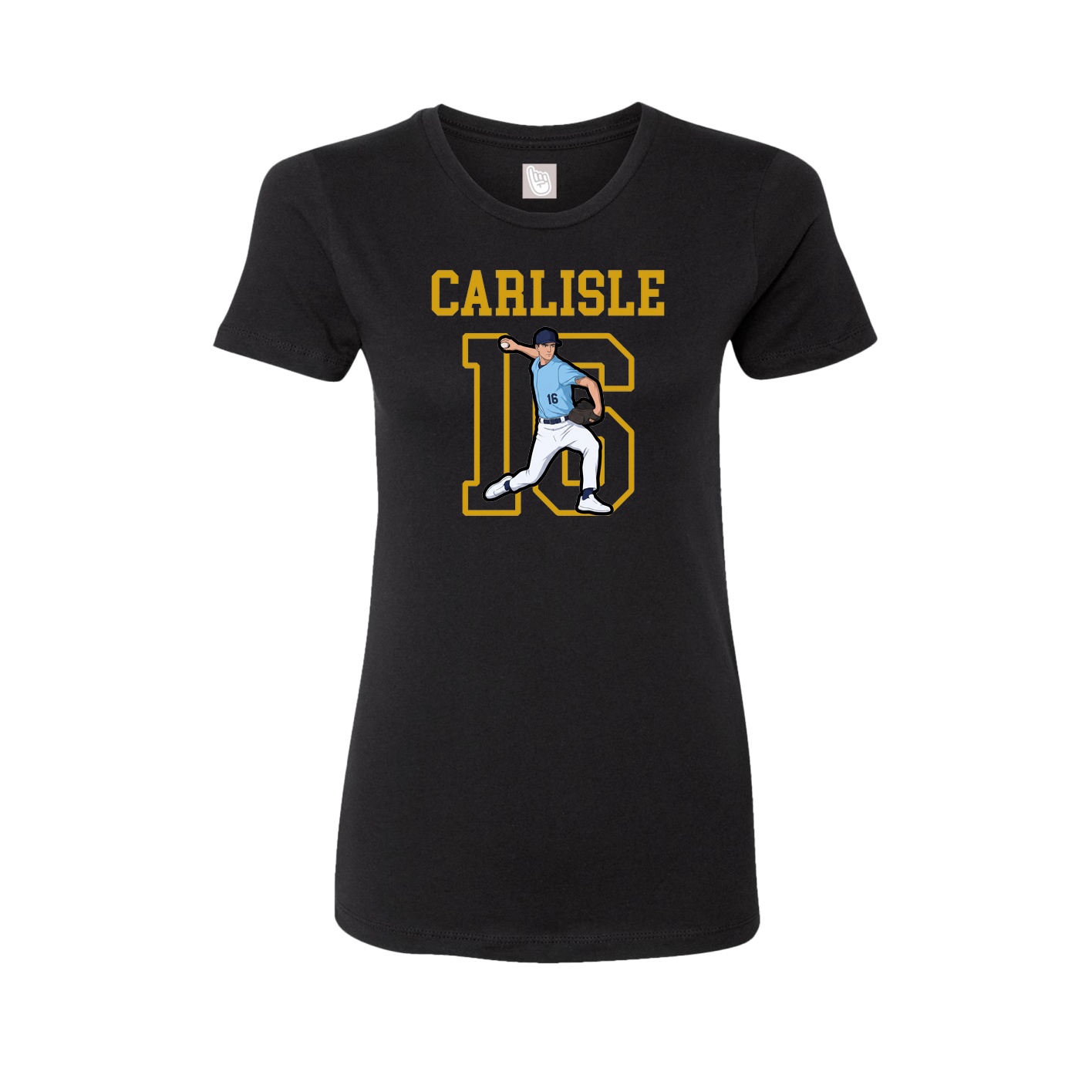 Fitted Women's Tee — Shirsey in Black