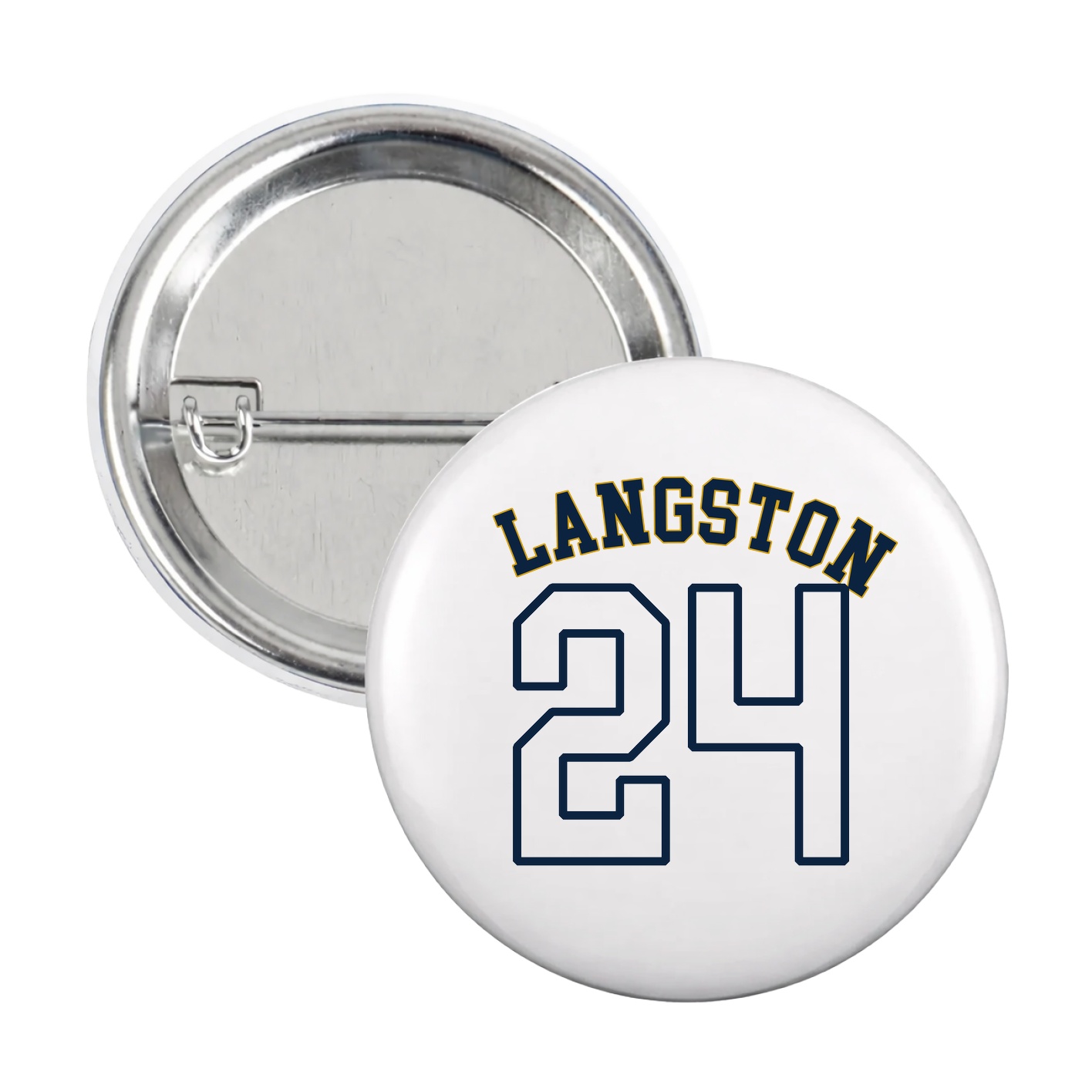 Game Day Button — Shirsey Arch in White