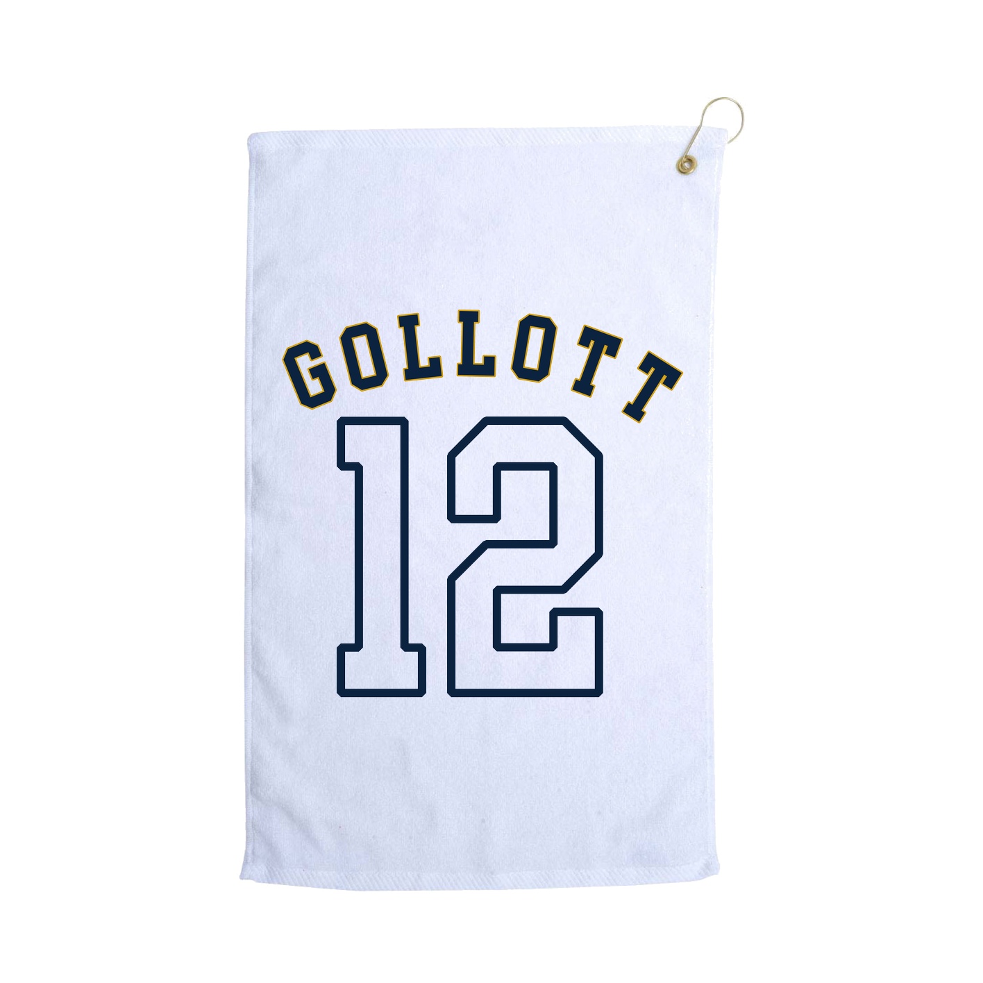Golf Towel — Shirsey Arch in White