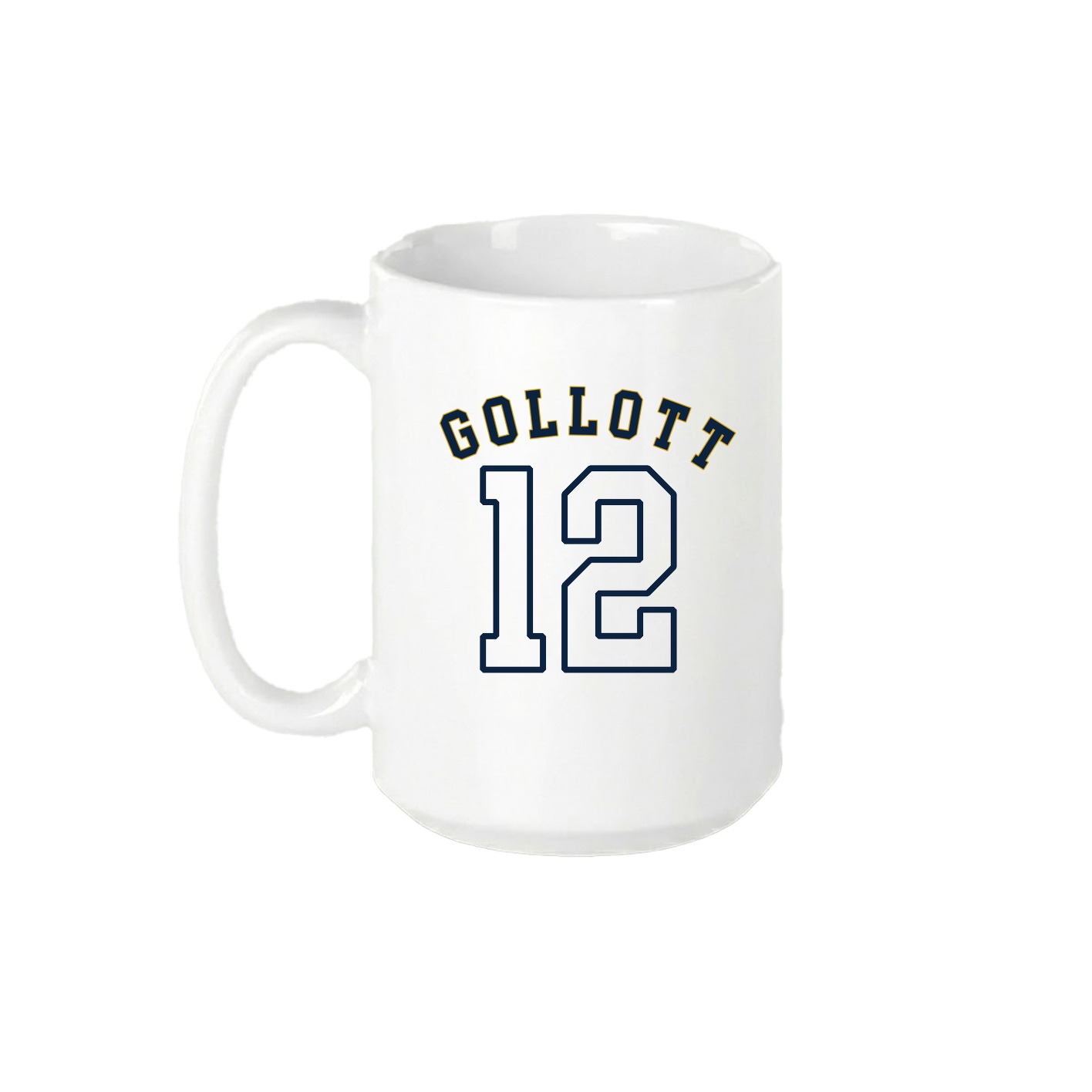 15oz Coffee Mug — Shirsey Arch in White