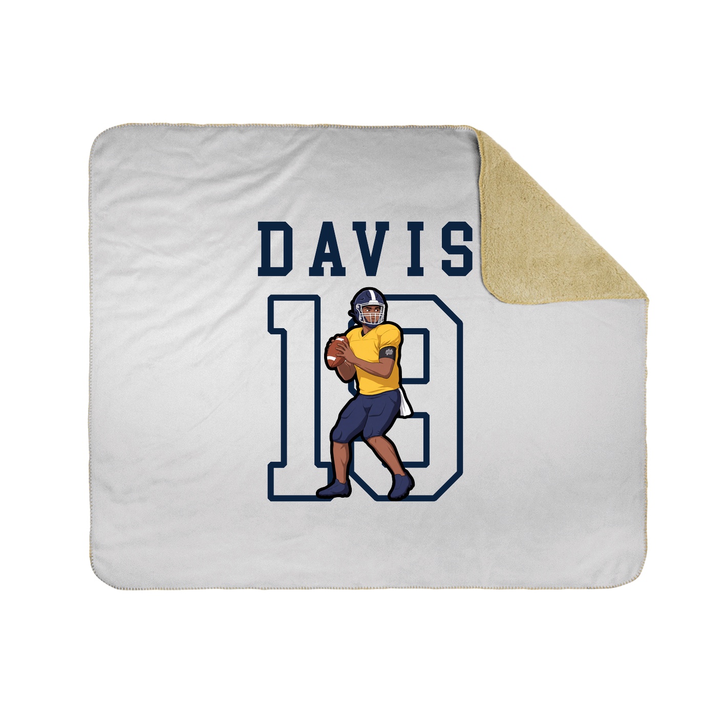 Throw Blanket — Shirsey in White