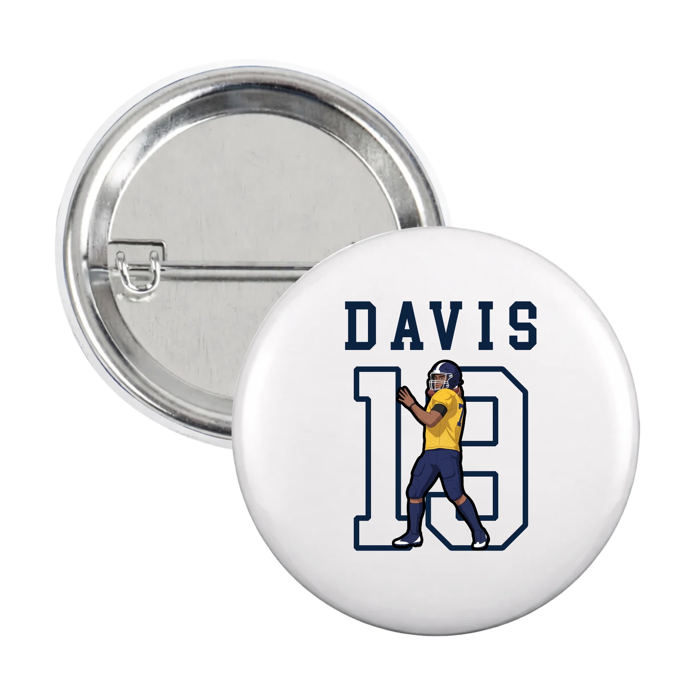 Game Day Button — Shirsey in White