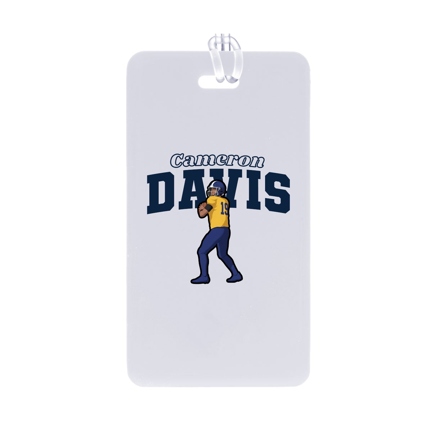 Bag Tag — Name Arch in Classic