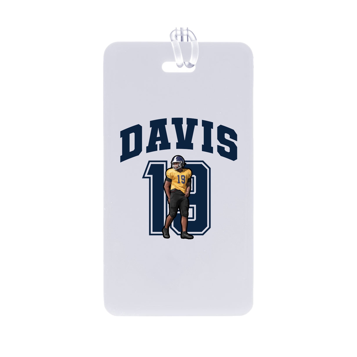 Bag Tag — Number in Classic