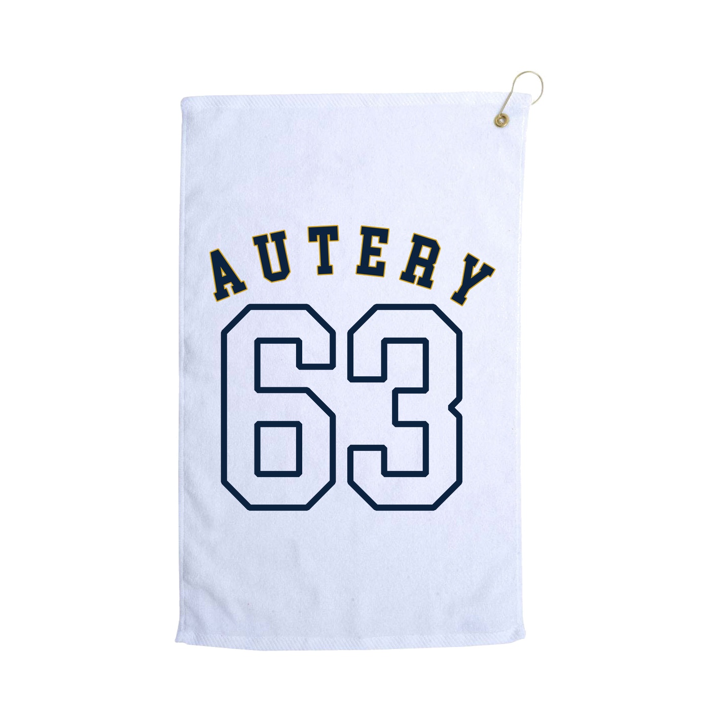 Golf Towel — Shirsey Arch in White