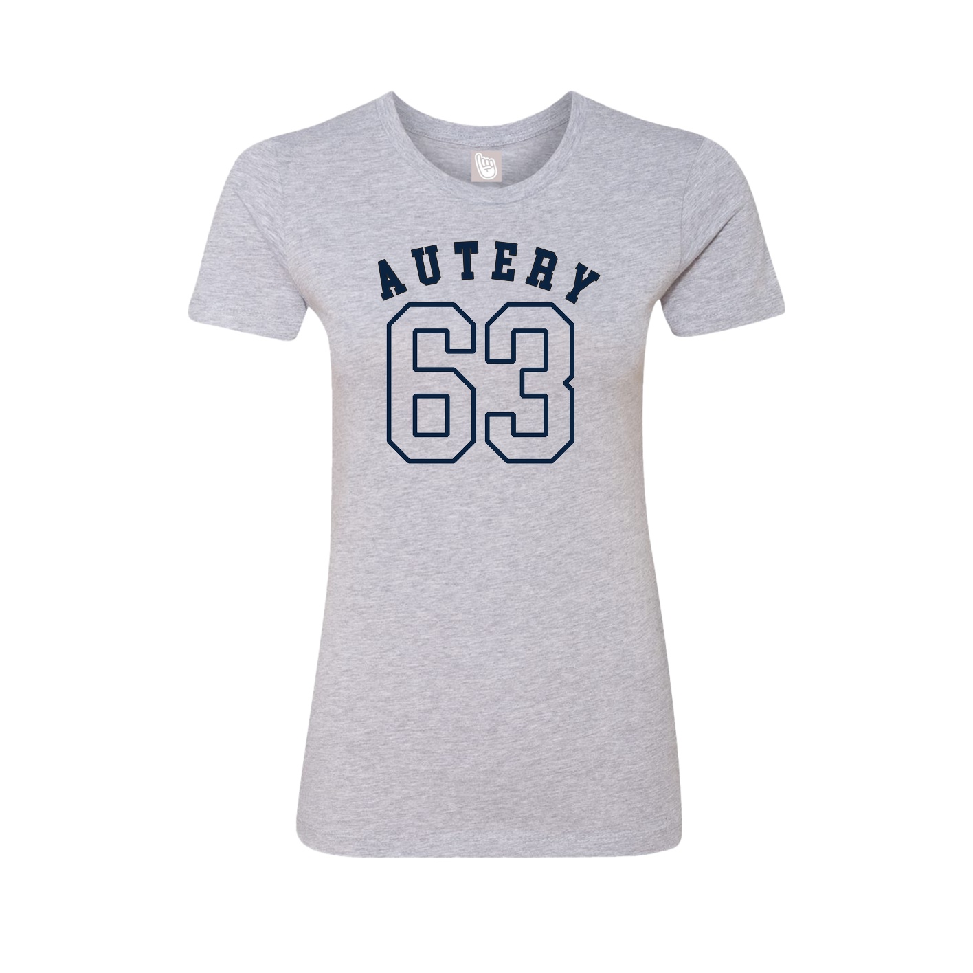 Fitted Women's Tee — Shirsey Arch in Grey