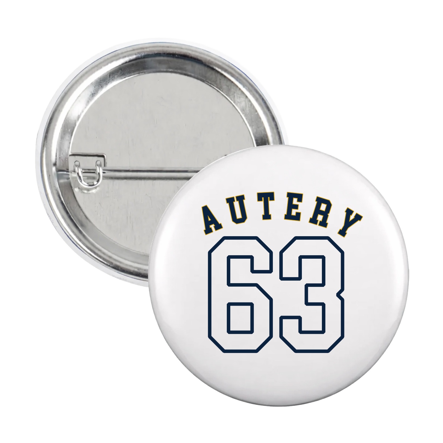 Game Day Button — Shirsey Arch in White