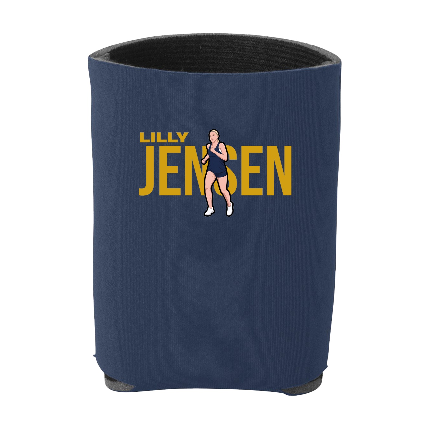 Can Holder — Player Name in Navy