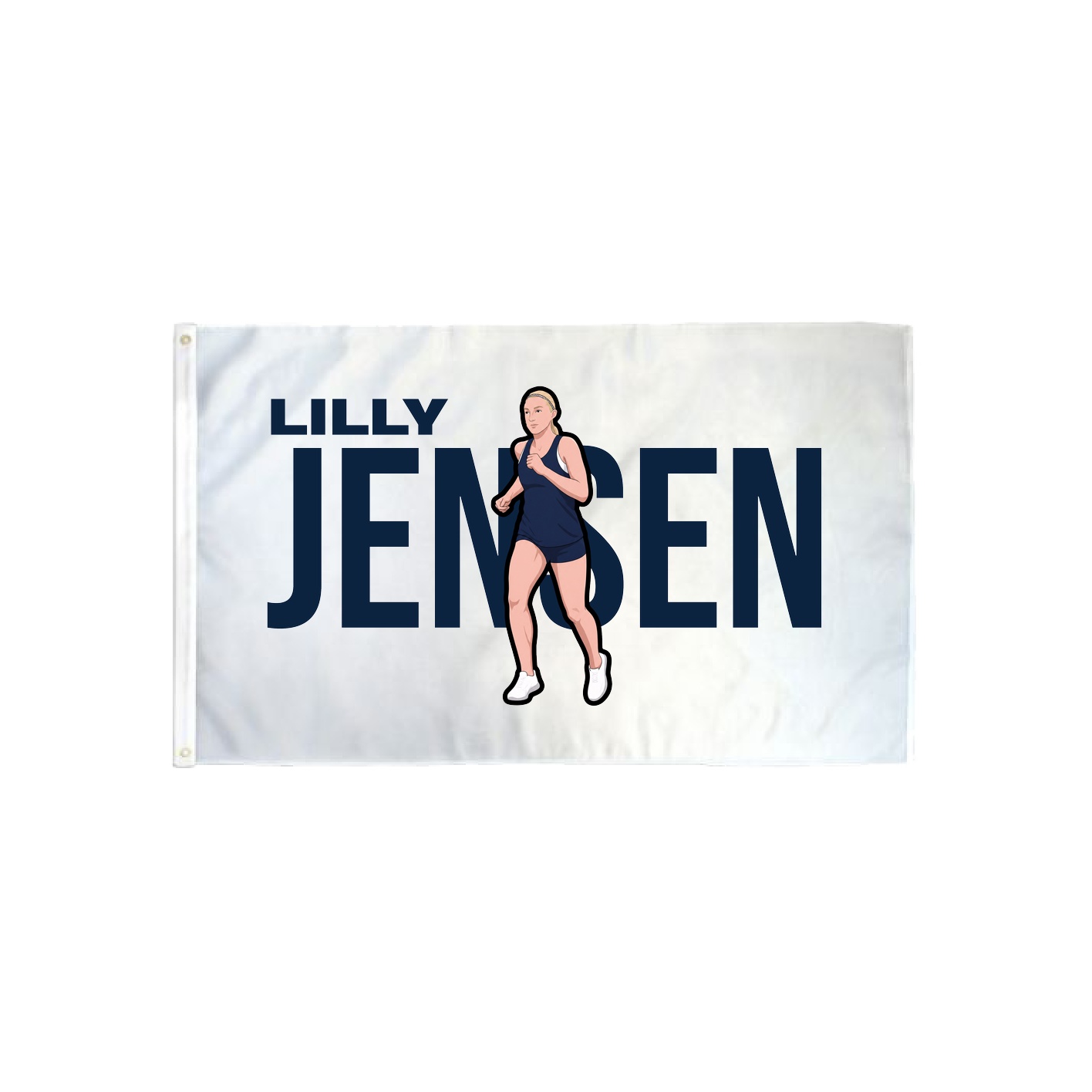 3x5 Flag — Player Name in Classic