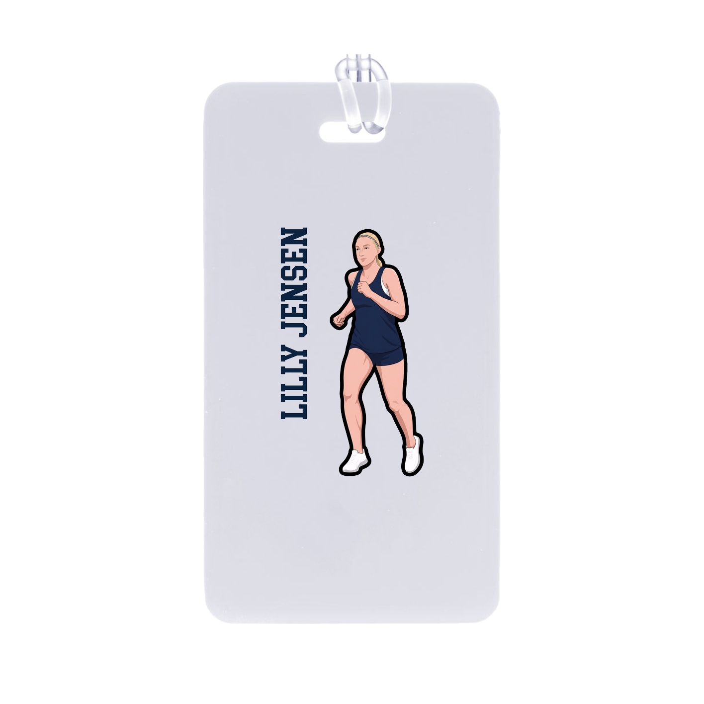 Bag Tag — Name Vertical in Classic