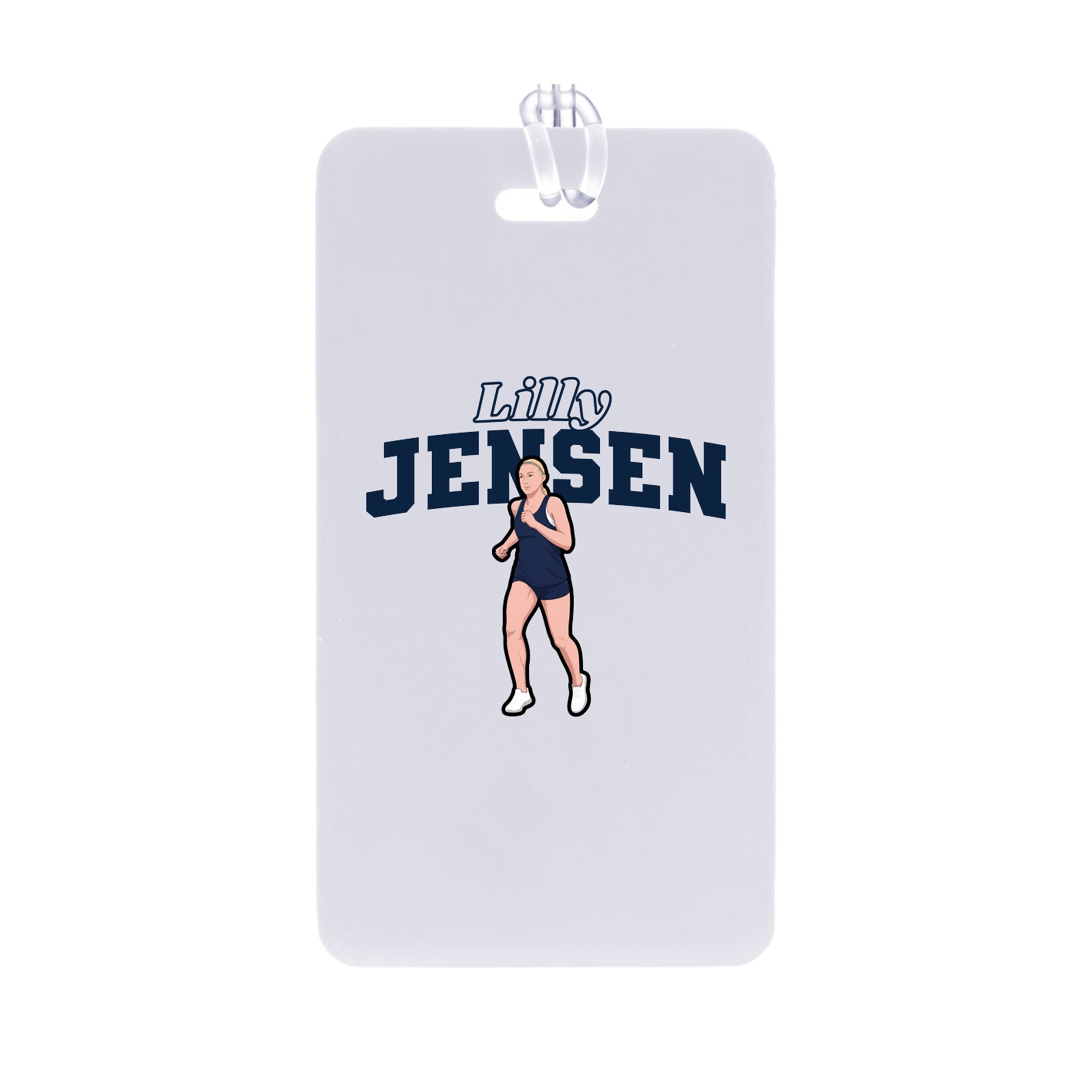 Bag Tag — Name Arch in Classic