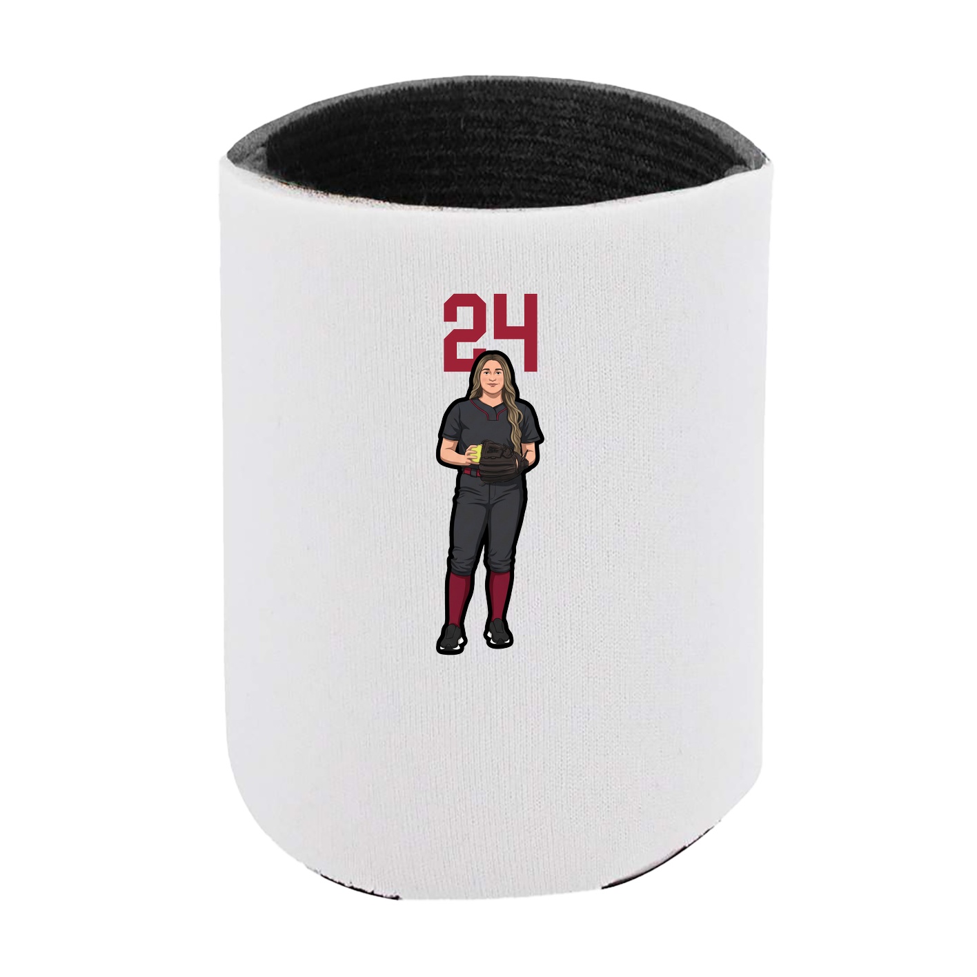 Can Holder — Number Top in White