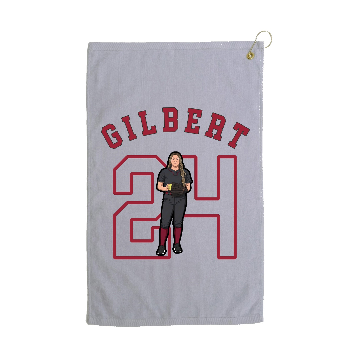 Golf Towel — Shirsey Arch in Grey