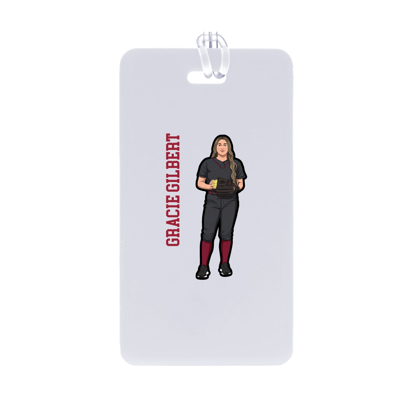 Bag Tag — Name Vertical in Classic