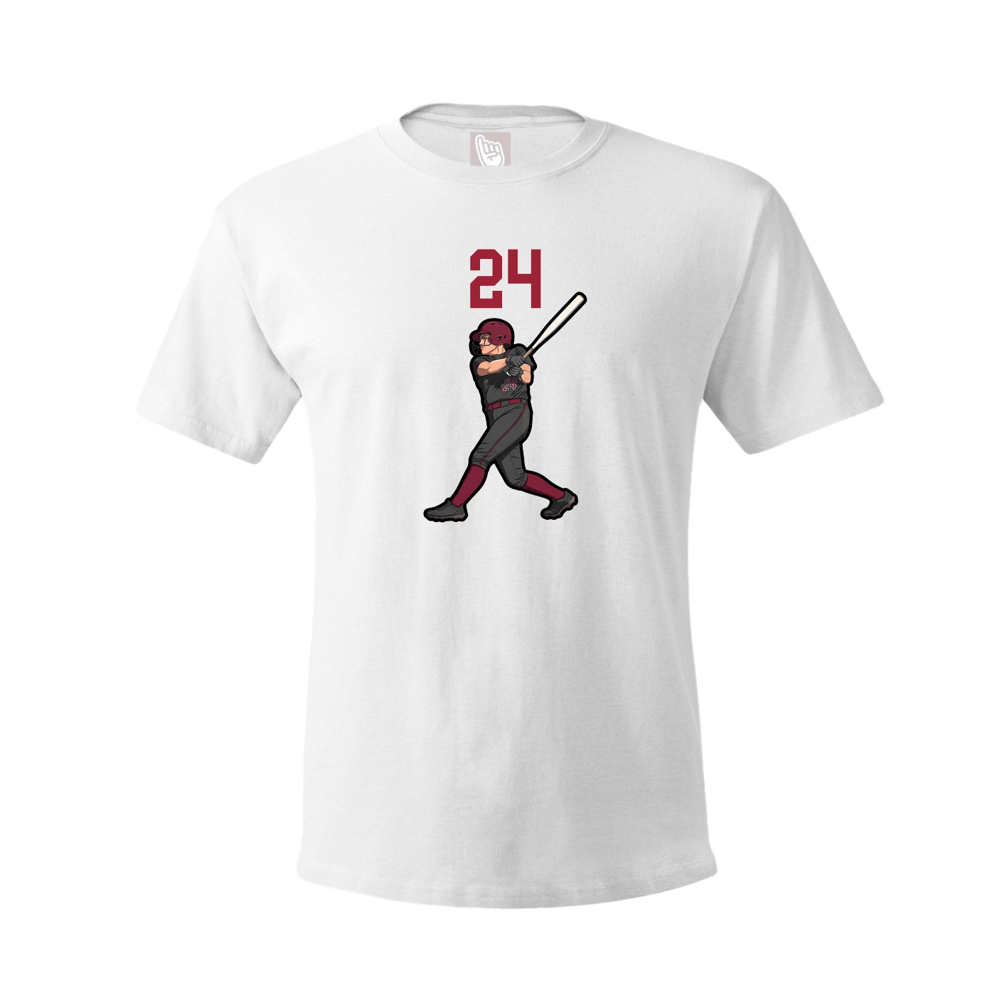 Tee — Number Top in White