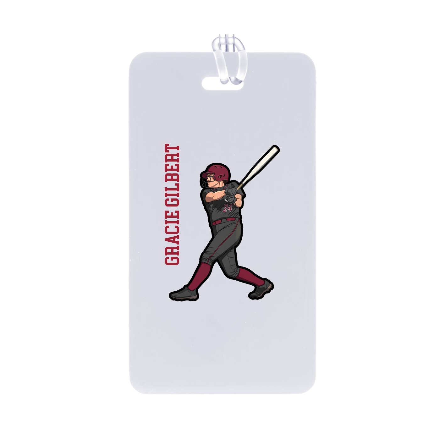 Bag Tag — Name Vertical in Classic