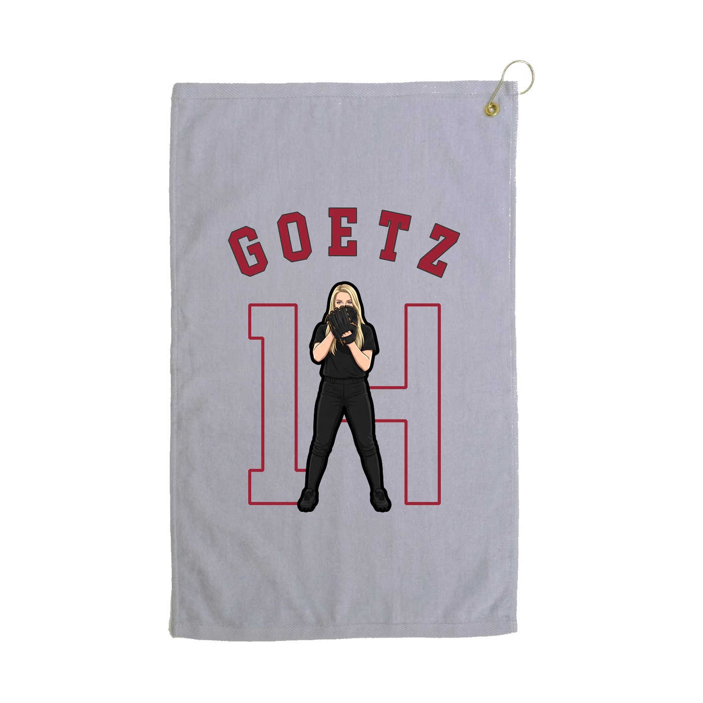 Golf Towel — Shirsey Arch in Grey