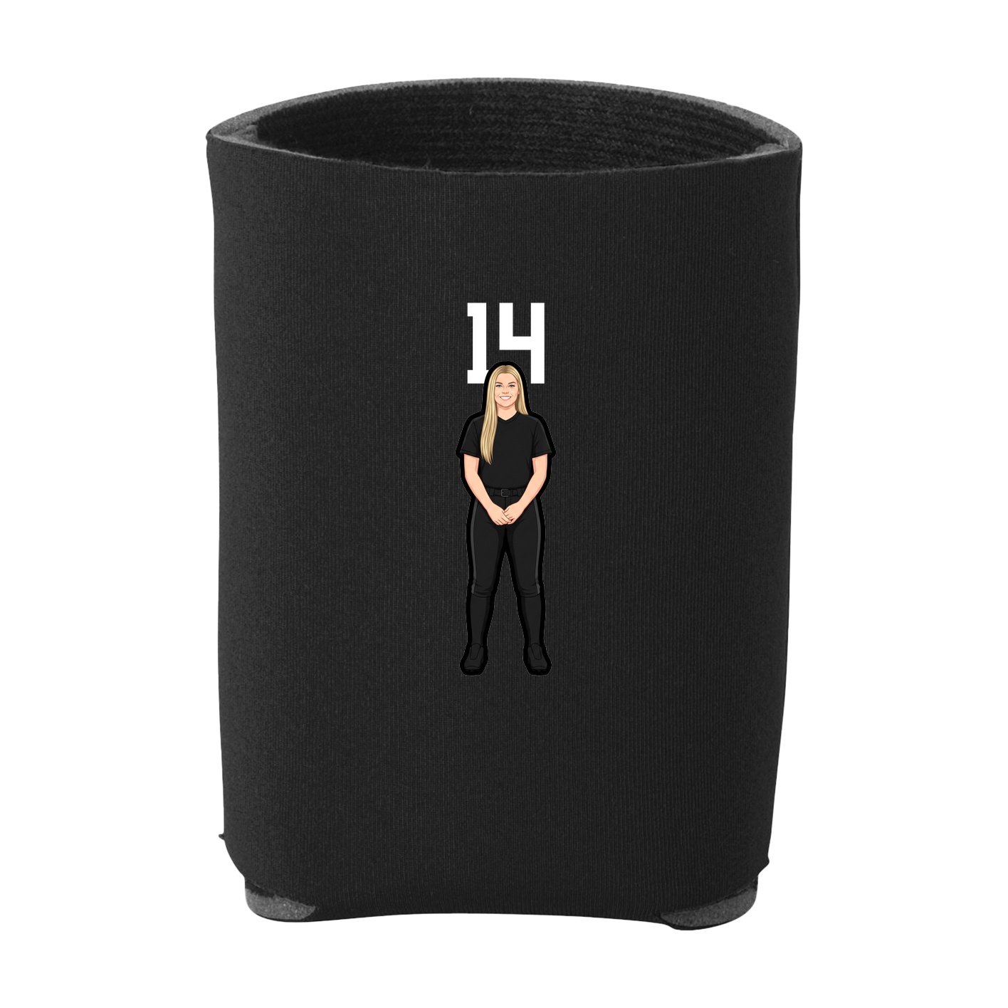 Can Holder — Number Top in Black