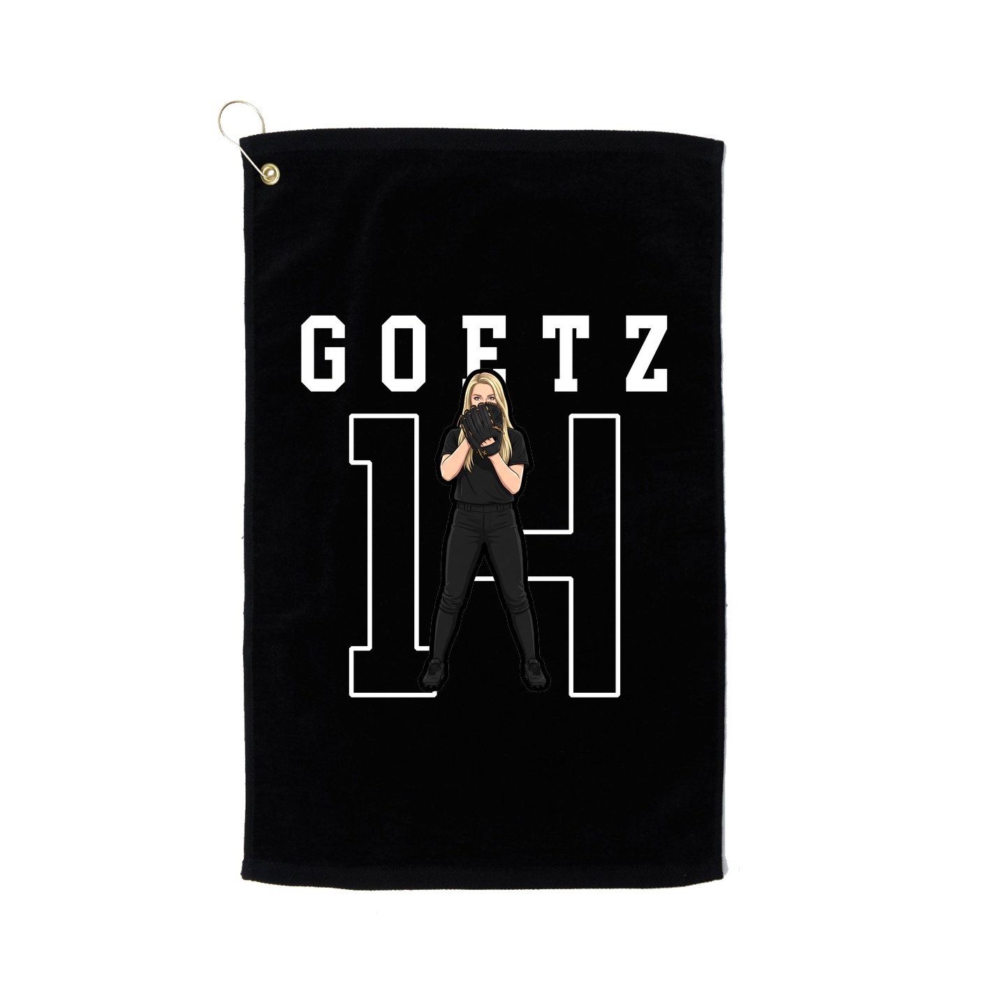 Golf Towel — Shirsey in Black