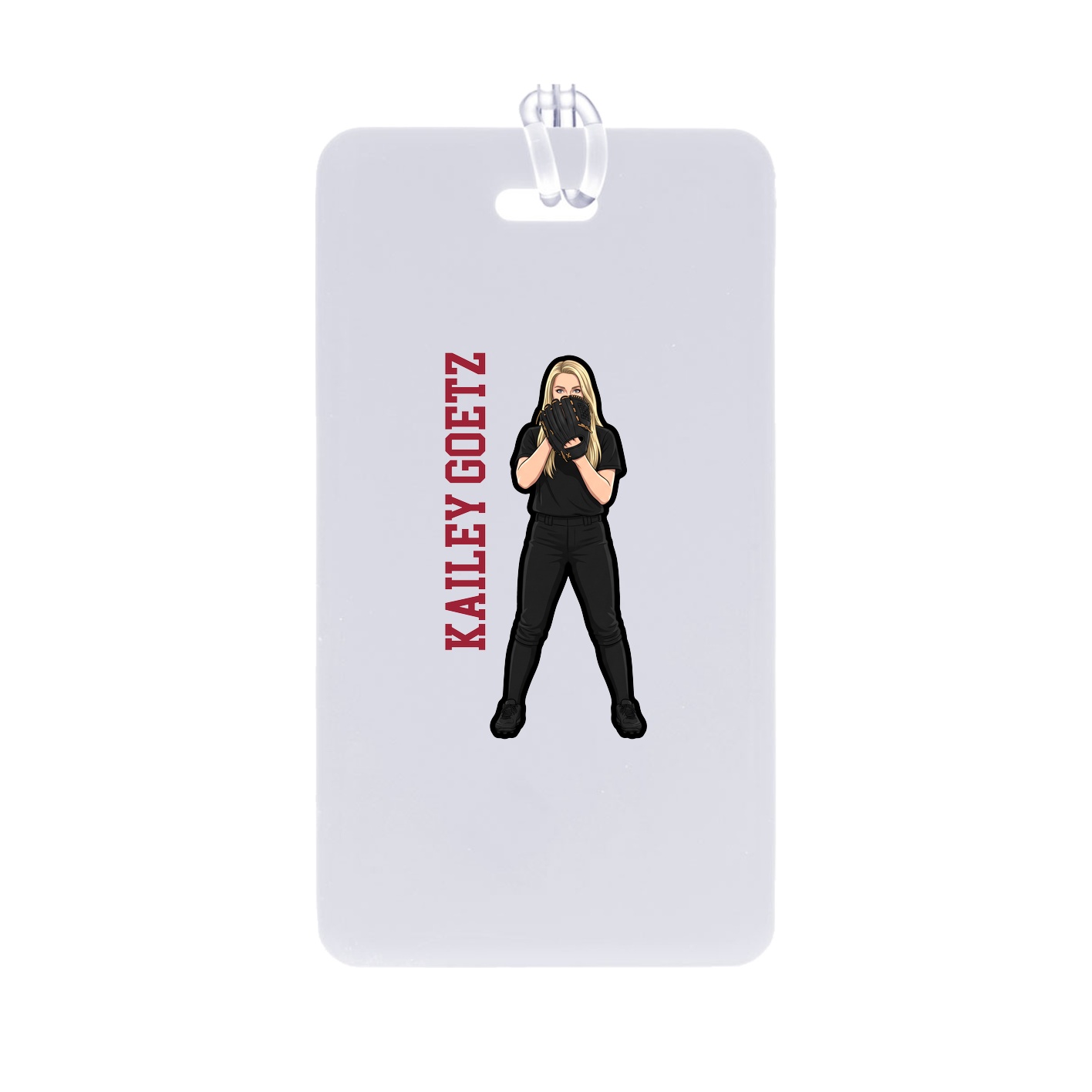 Bag Tag — Name Vertical in Classic