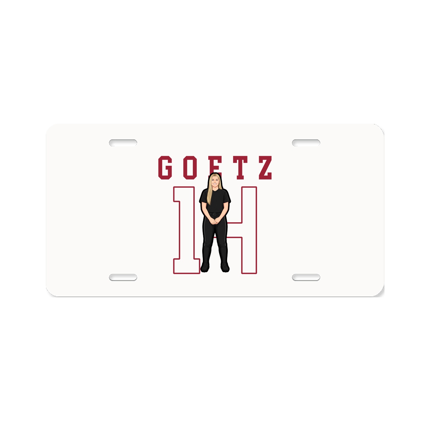 License Plate — Shirsey in Classic