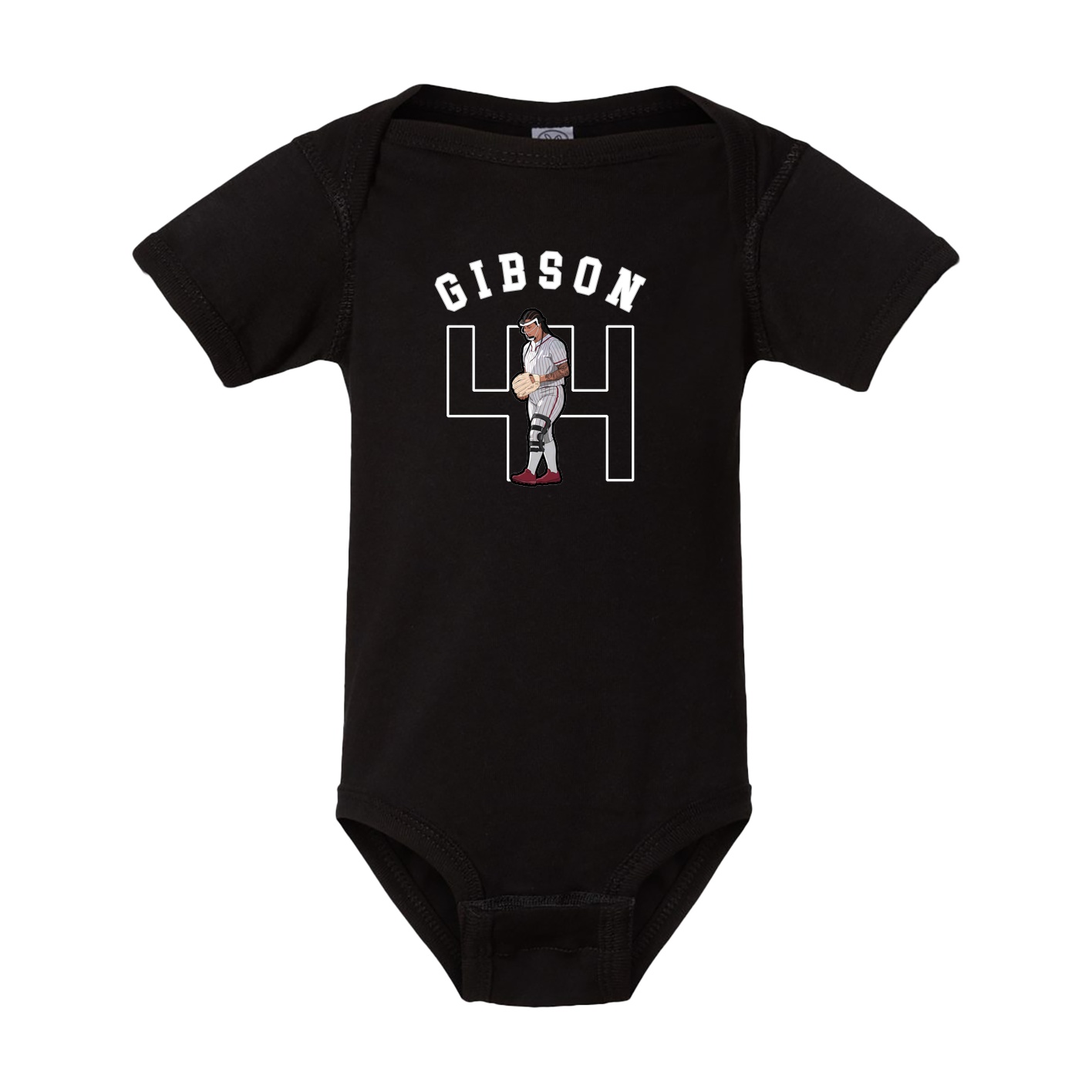 Baby Onesie — Shirsey Arch in Black