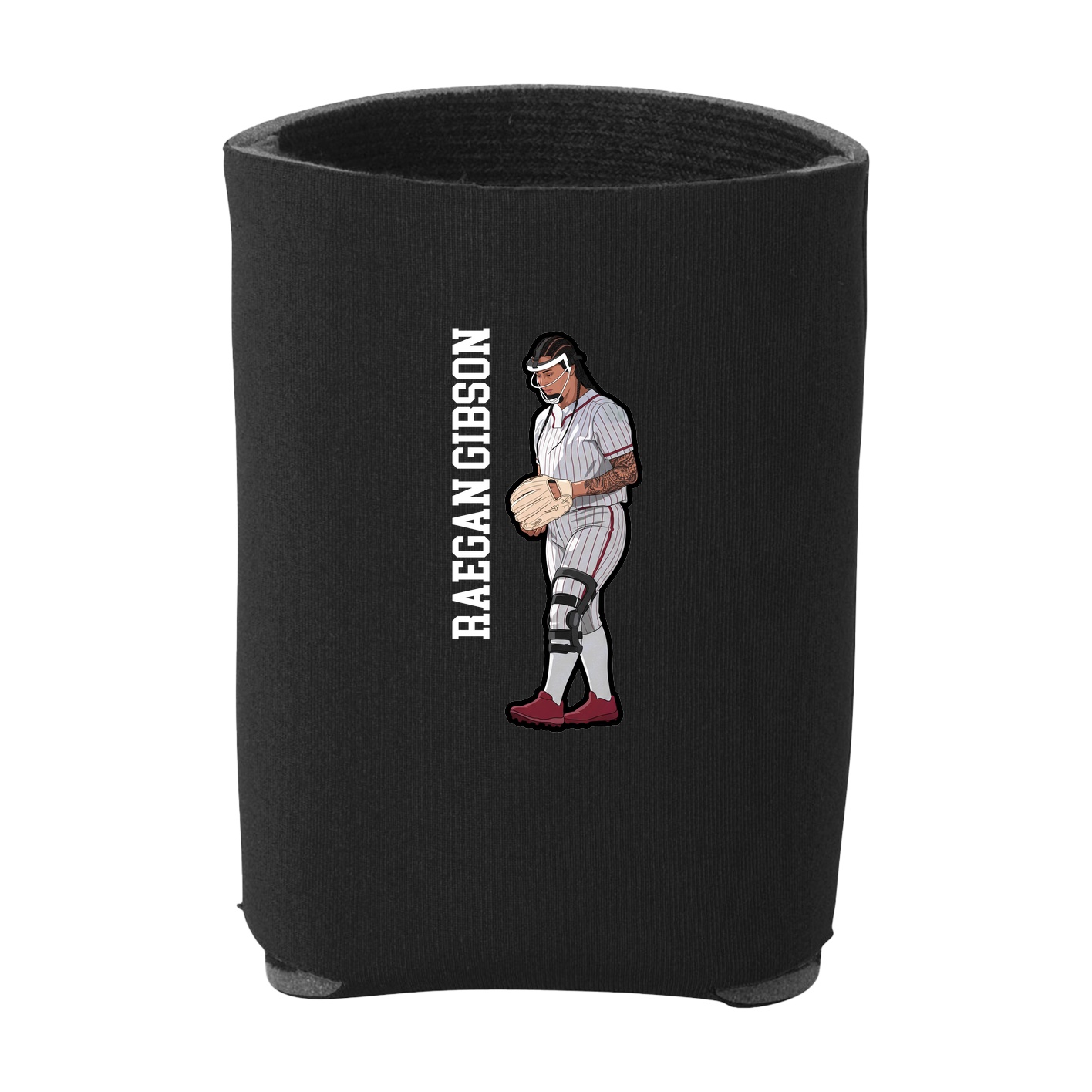 Can Holder — Name Vertical in Black