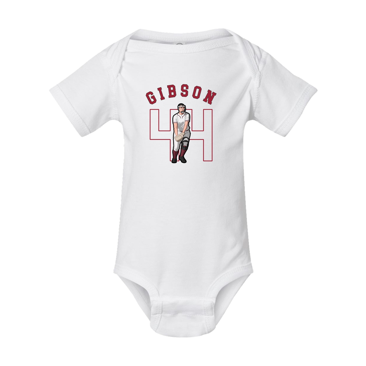 Baby Onesie — Shirsey Arch in White