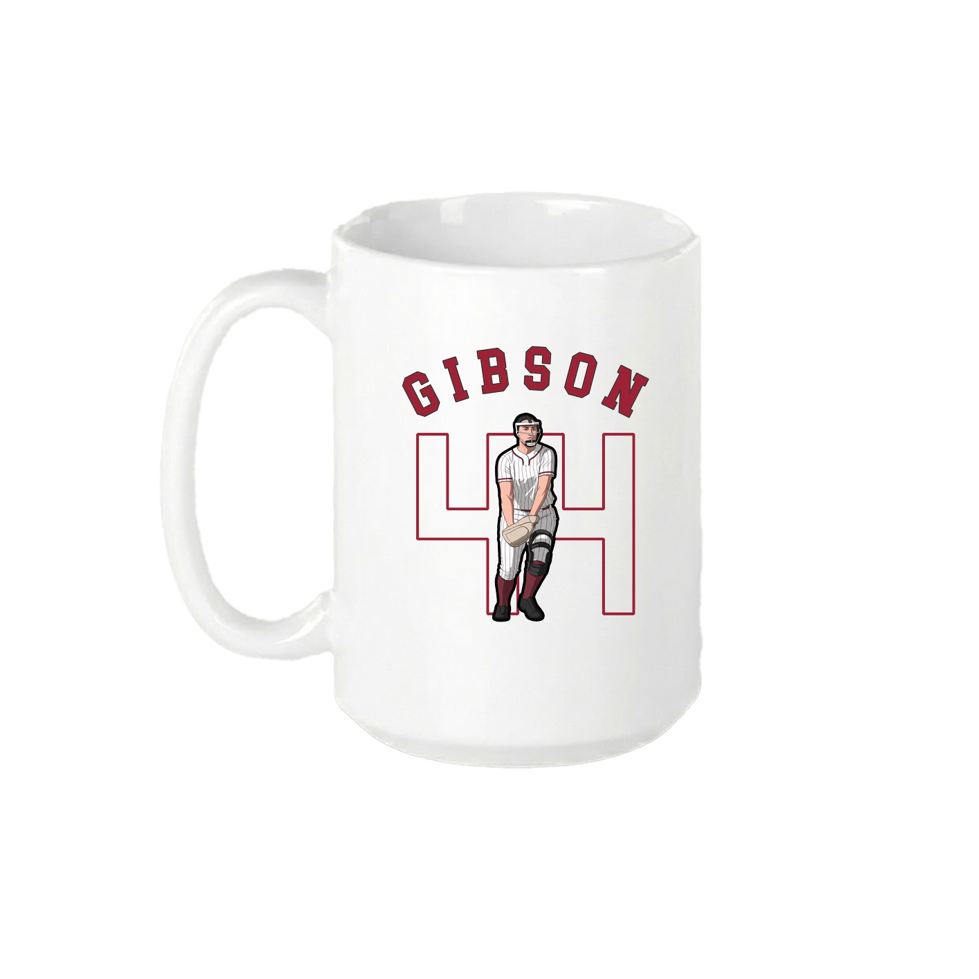 15oz Coffee Mug — Shirsey Arch in White
