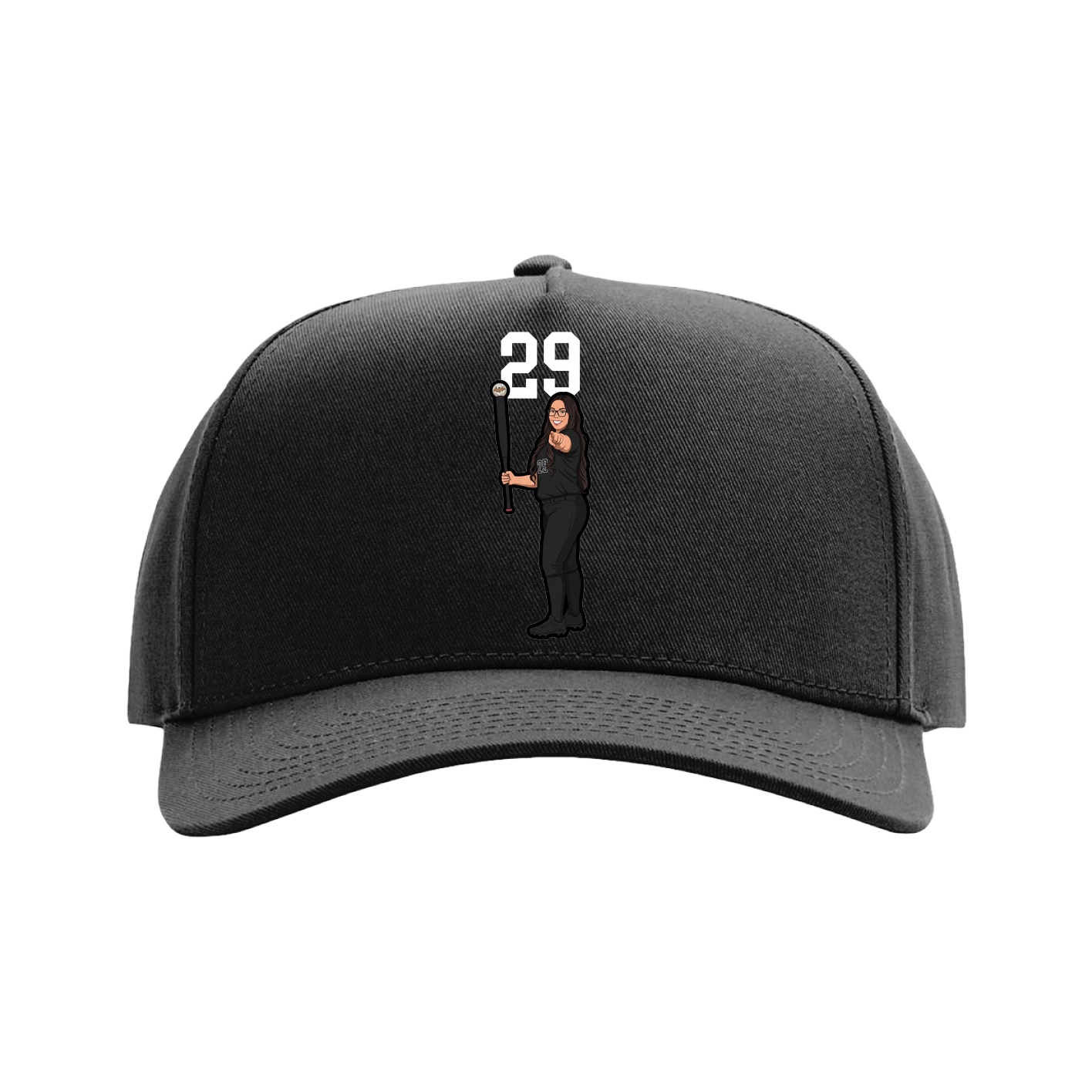 Full Fabric Five-Panel Champ Cap