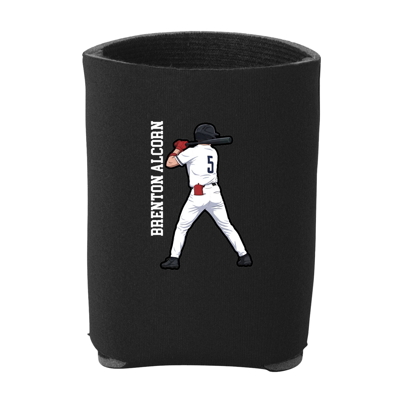 Can Holder — Name Vertical in Black