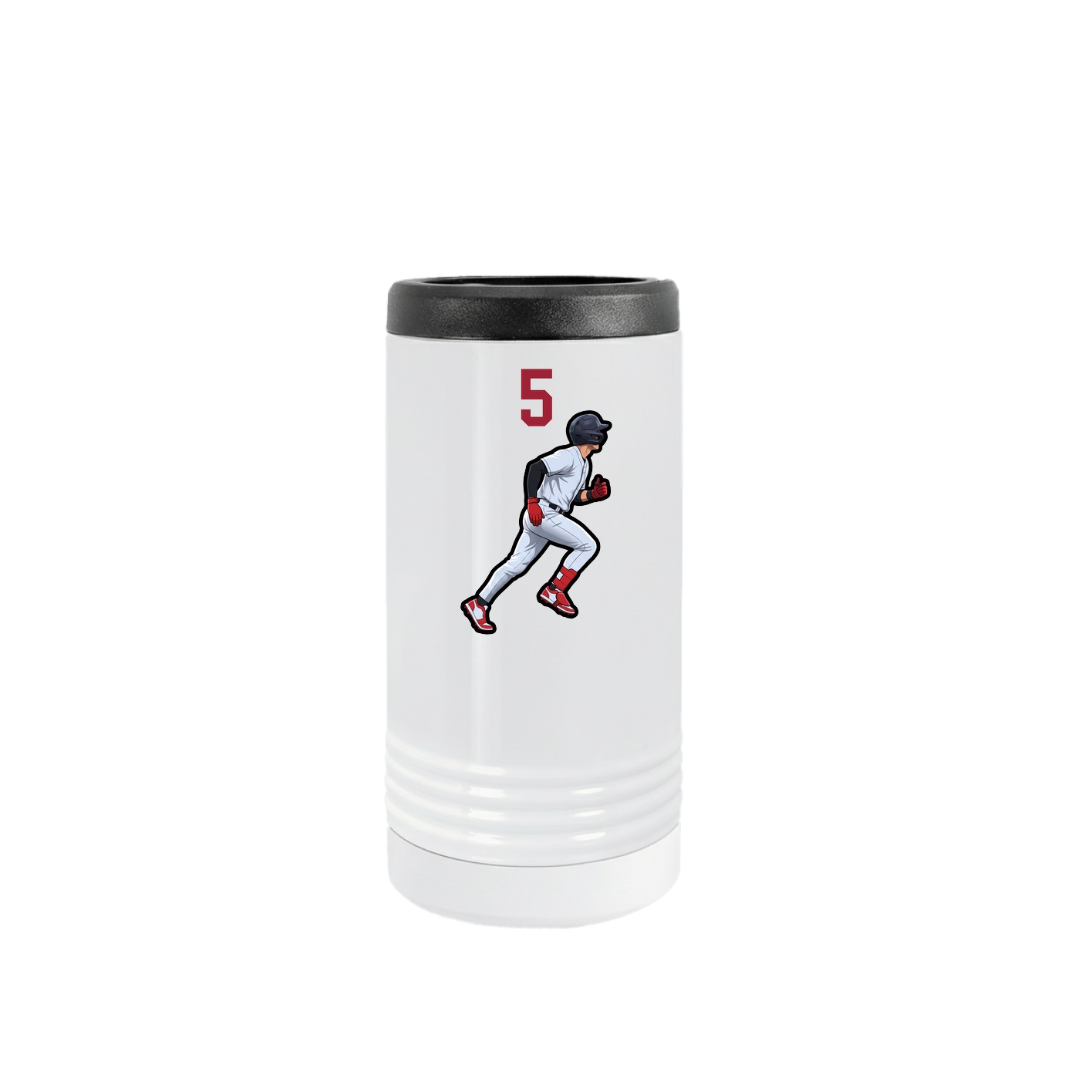 Slim Beverage Holder — Number Top in White