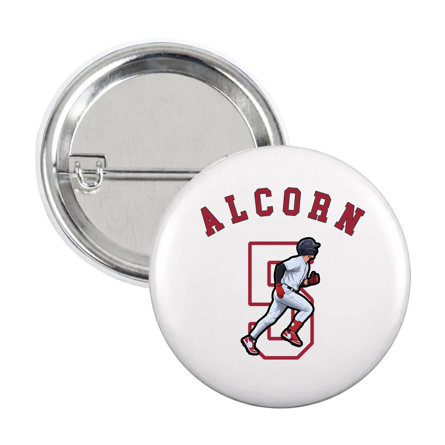 Game Day Button — Shirsey Arch in White