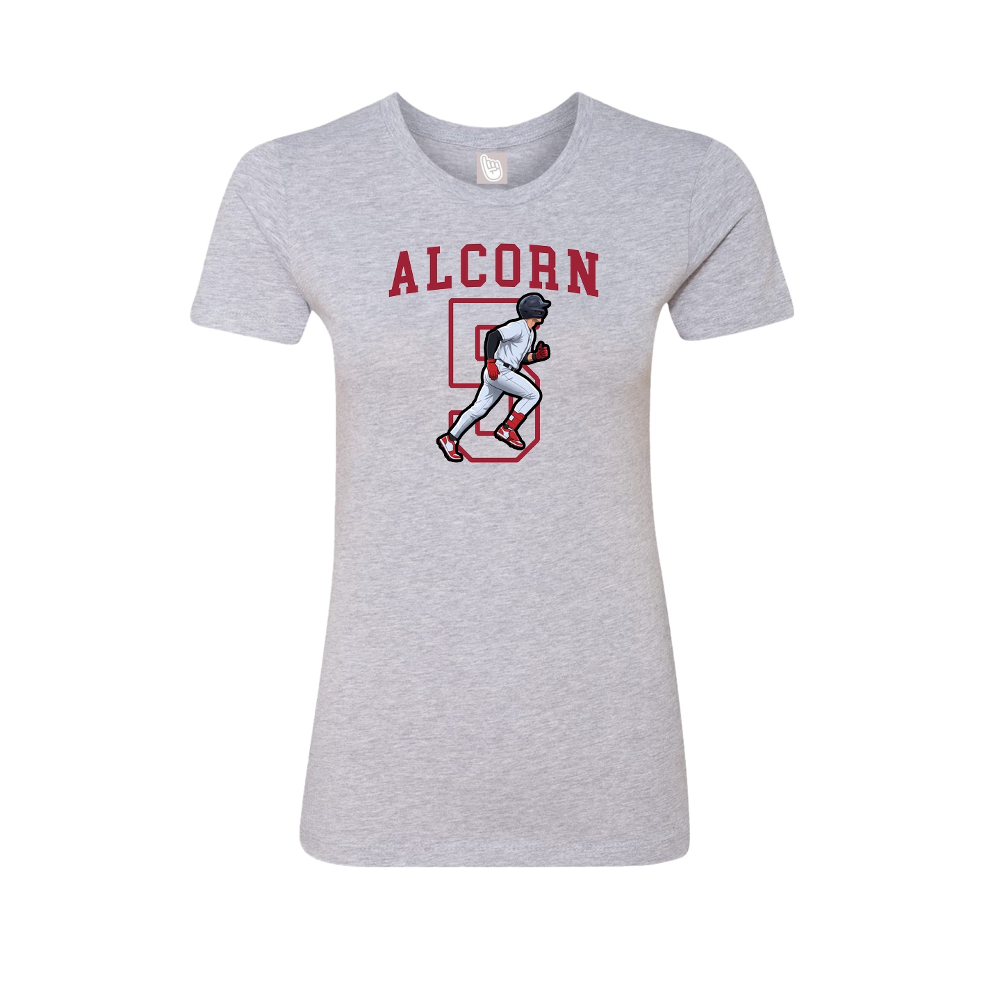 Fitted Women's Tee — Shirsey in Grey