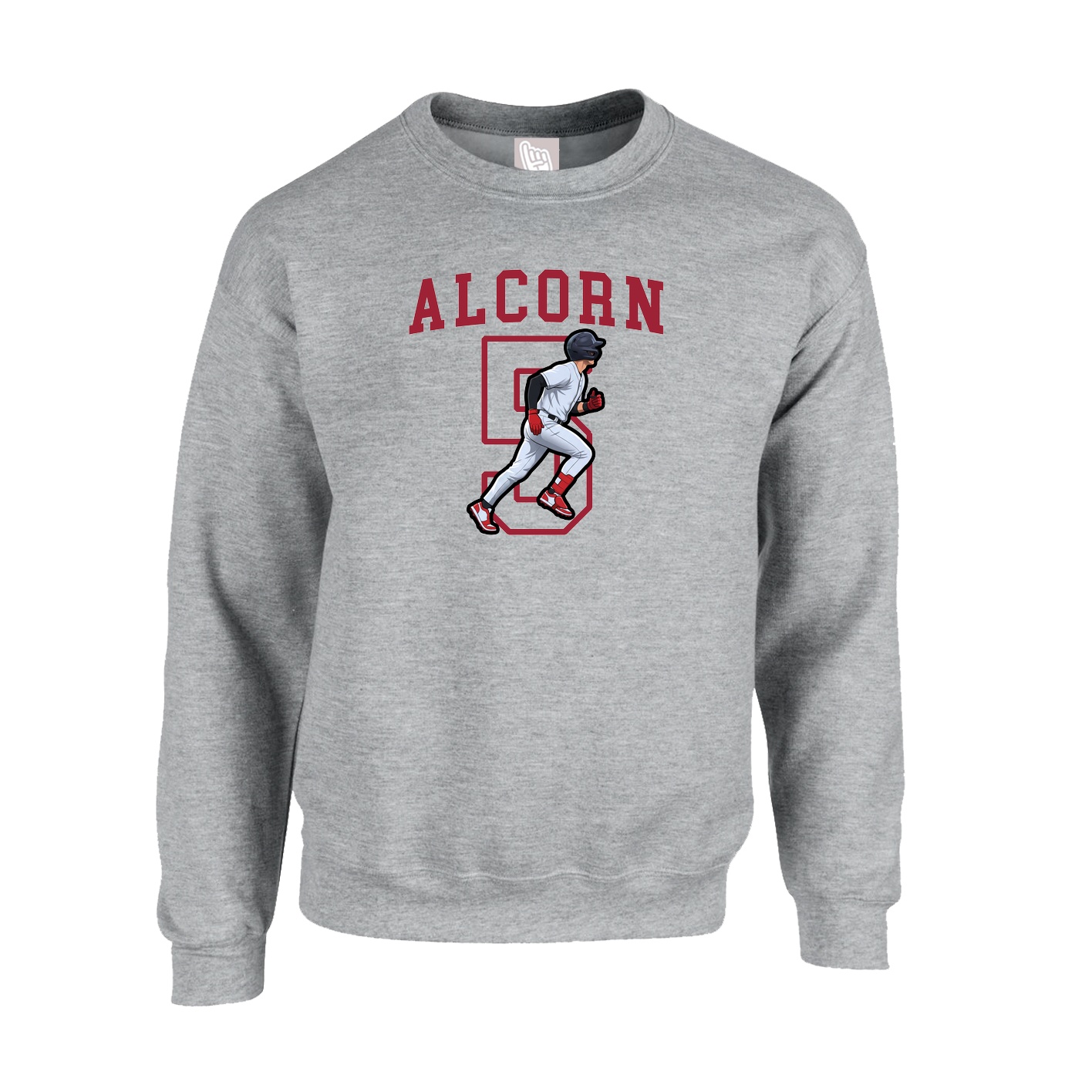 Fleece Crew — Shirsey in Grey