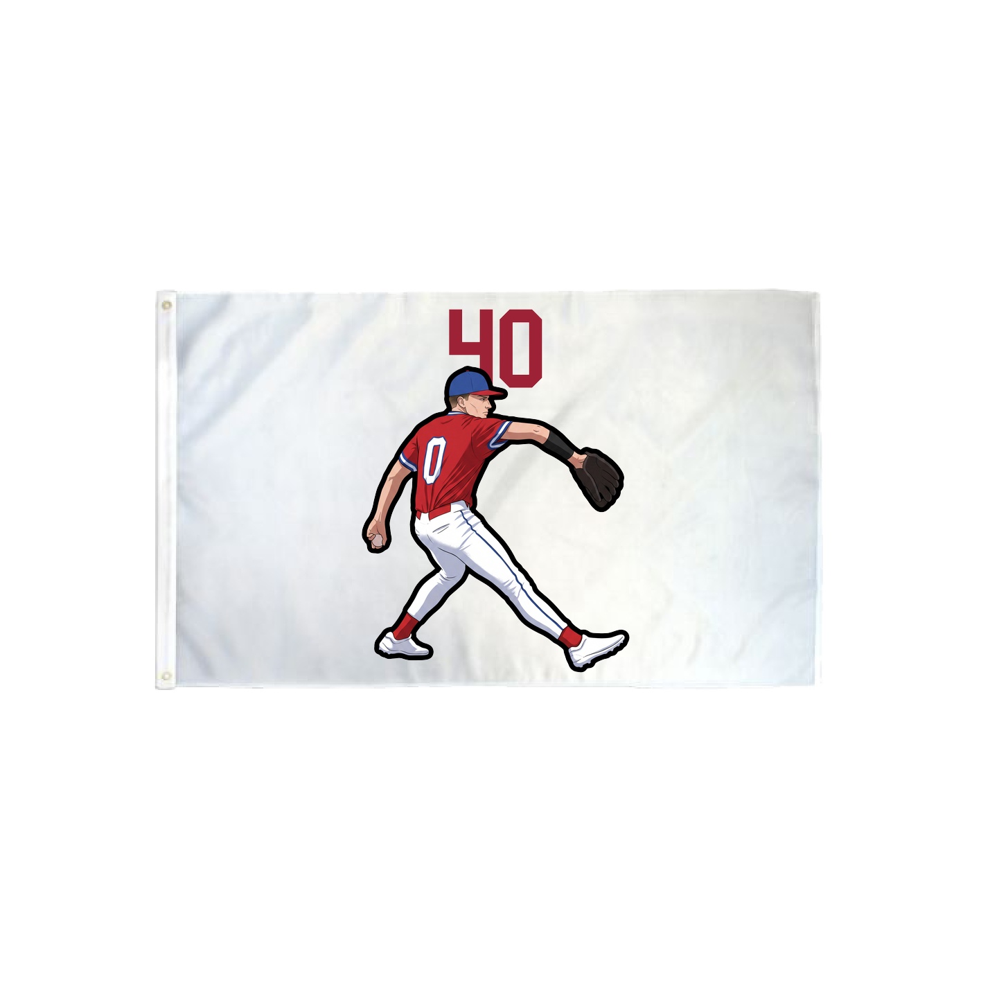 3x5 Flag — Number Top in Classic
