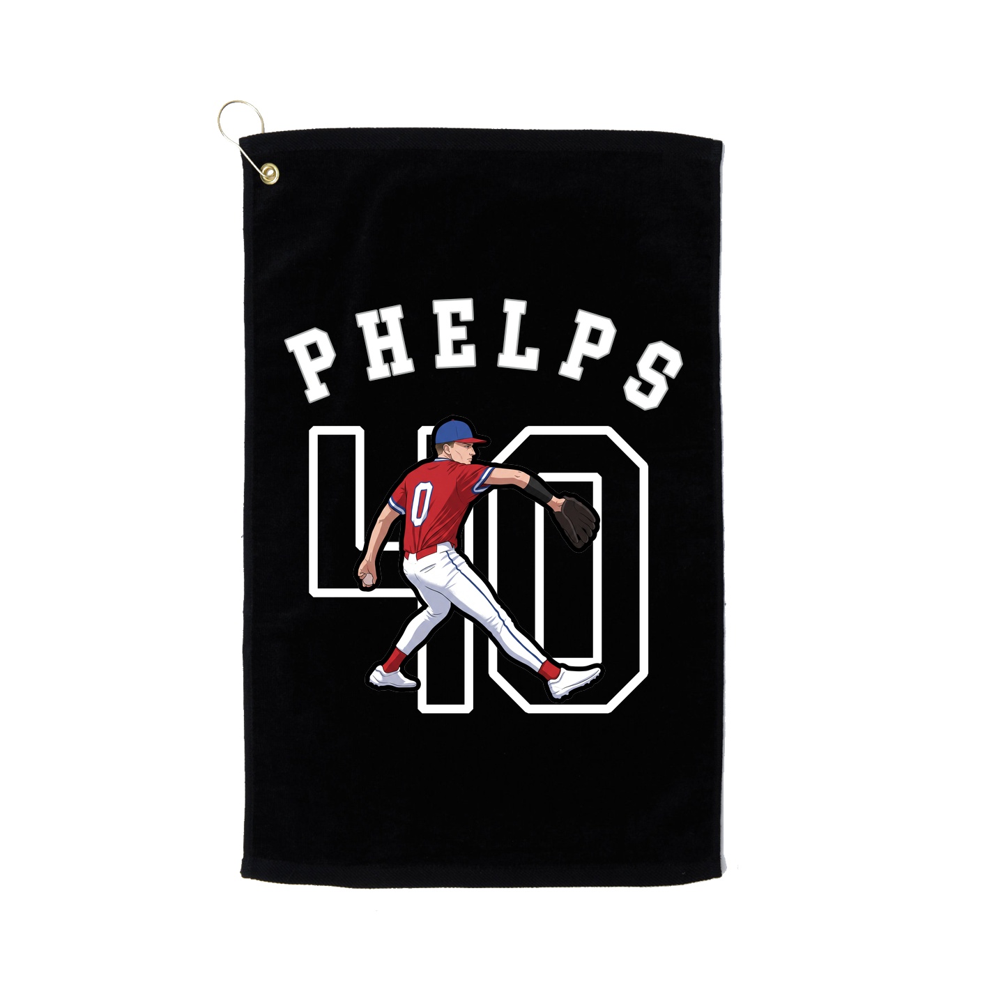 Golf Towel — Shirsey Arch in Black