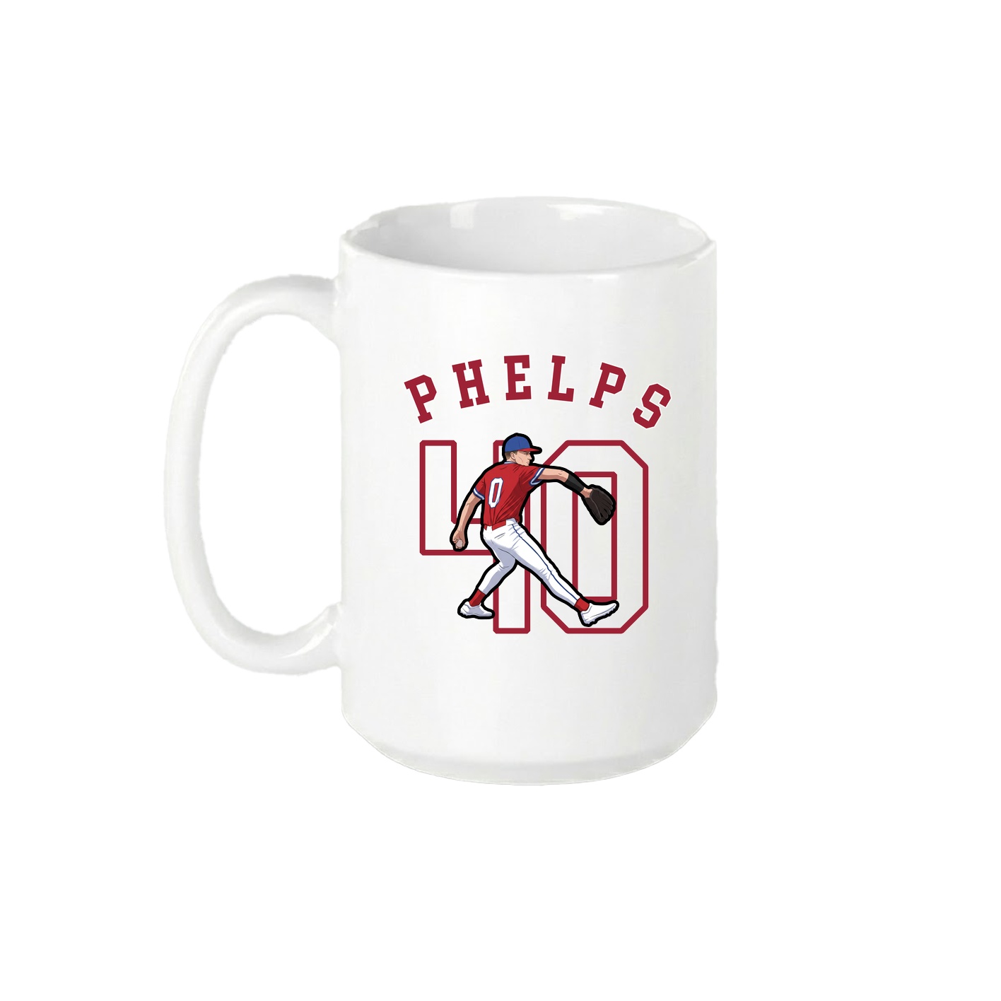 15oz Coffee Mug — Shirsey Arch in White