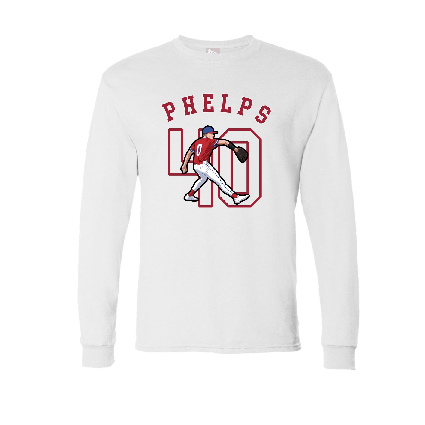 Long Sleeve Tee — Shirsey Arch in White
