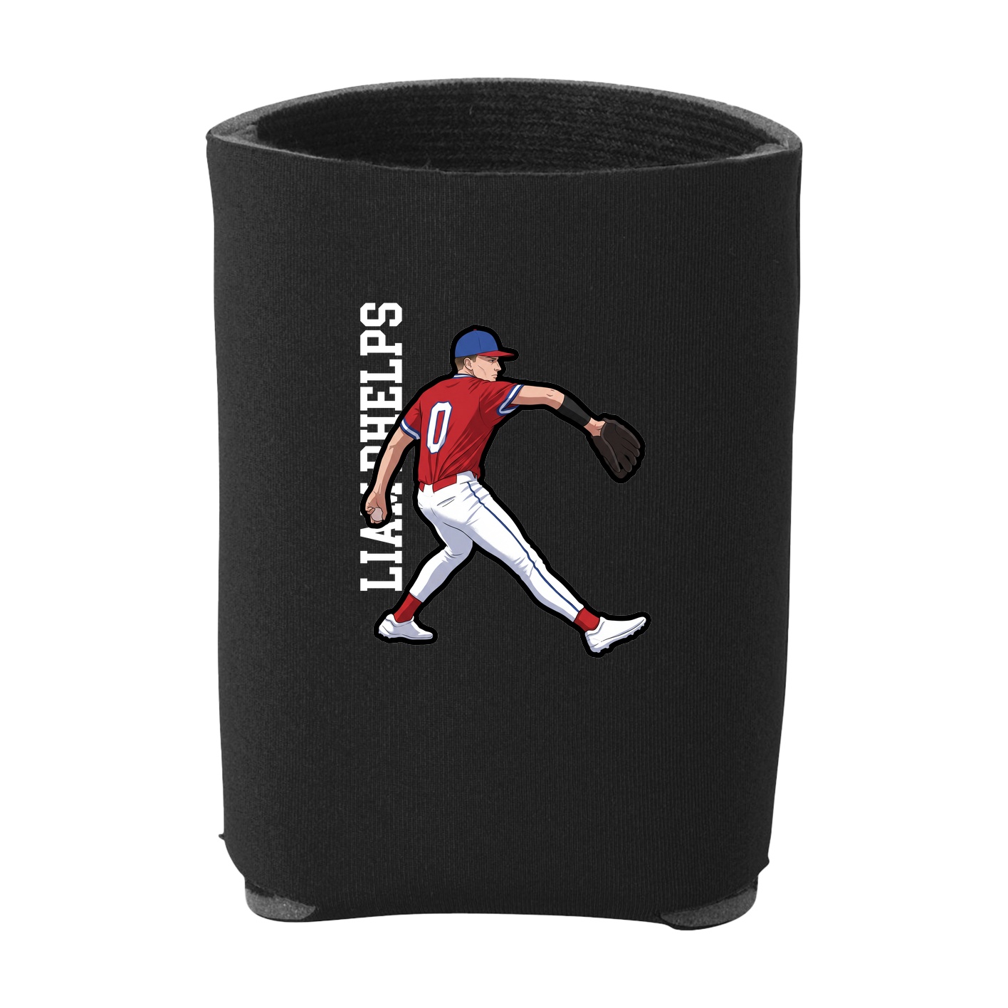 Can Holder — Name Vertical in Black