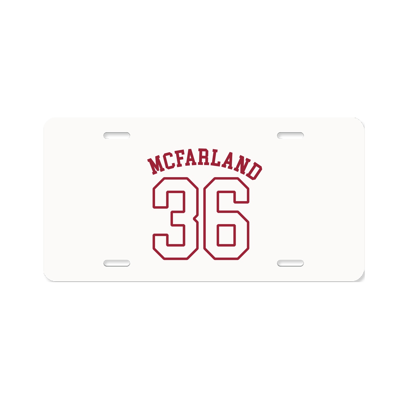 License Plate — Shirsey Arch in Classic