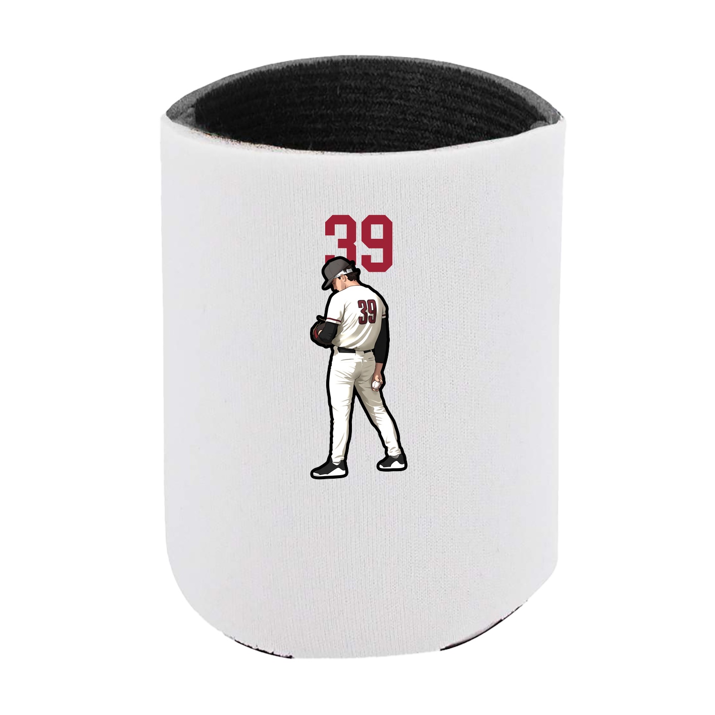 Can Holder — Number Top in White