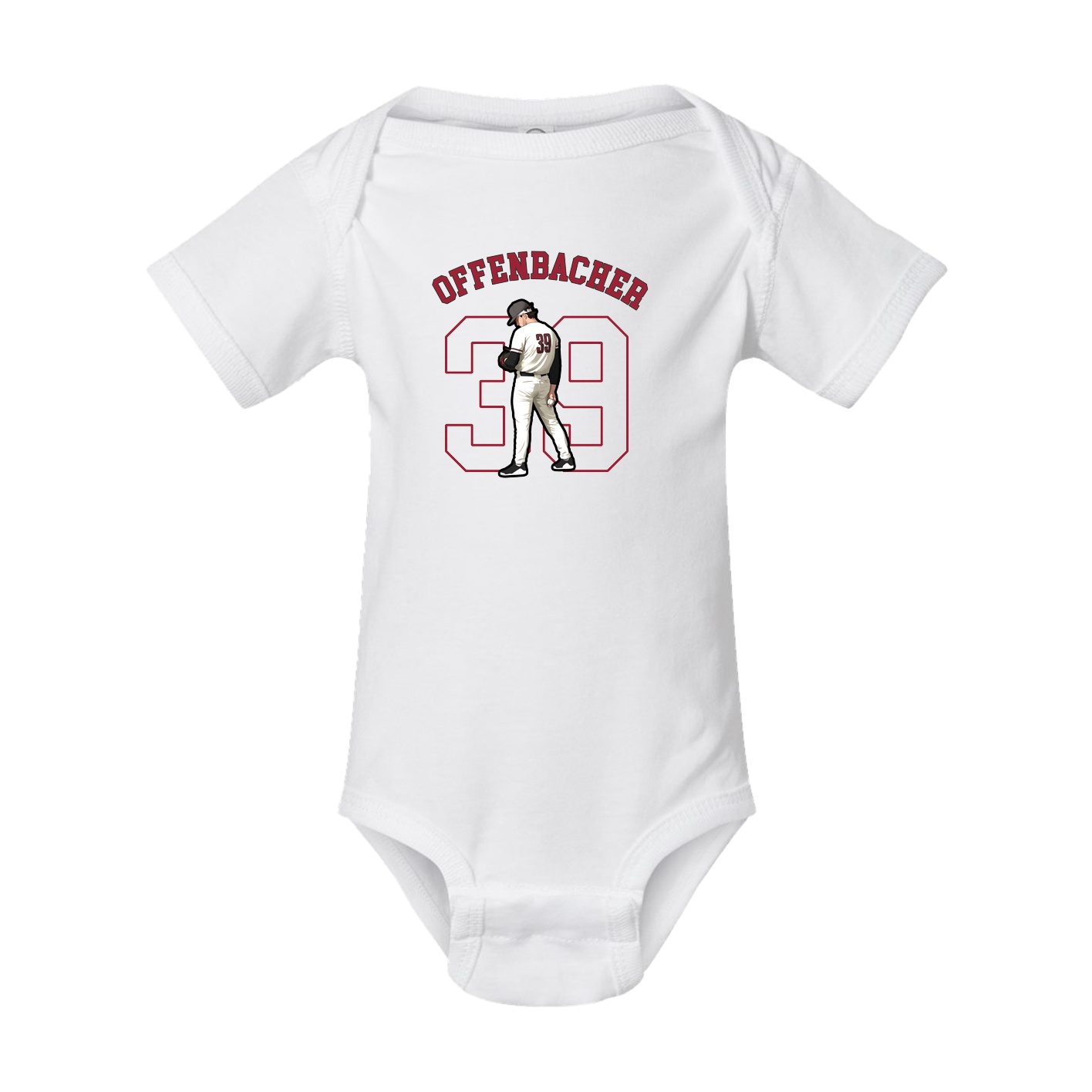 Baby Onesie — Shirsey Arch in White